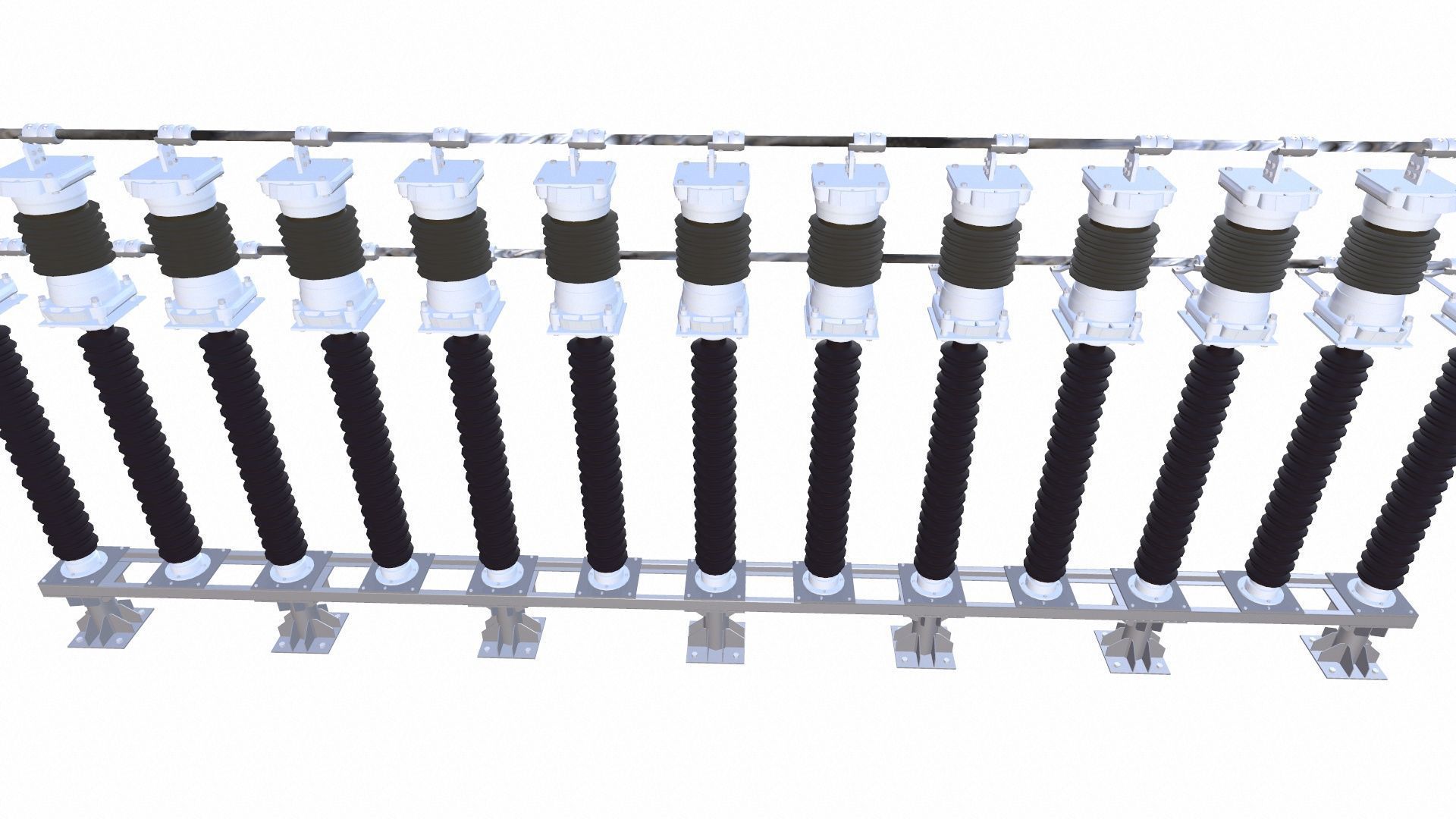 Electrical Accessories LA13 Connection Low-poly 3D model_8