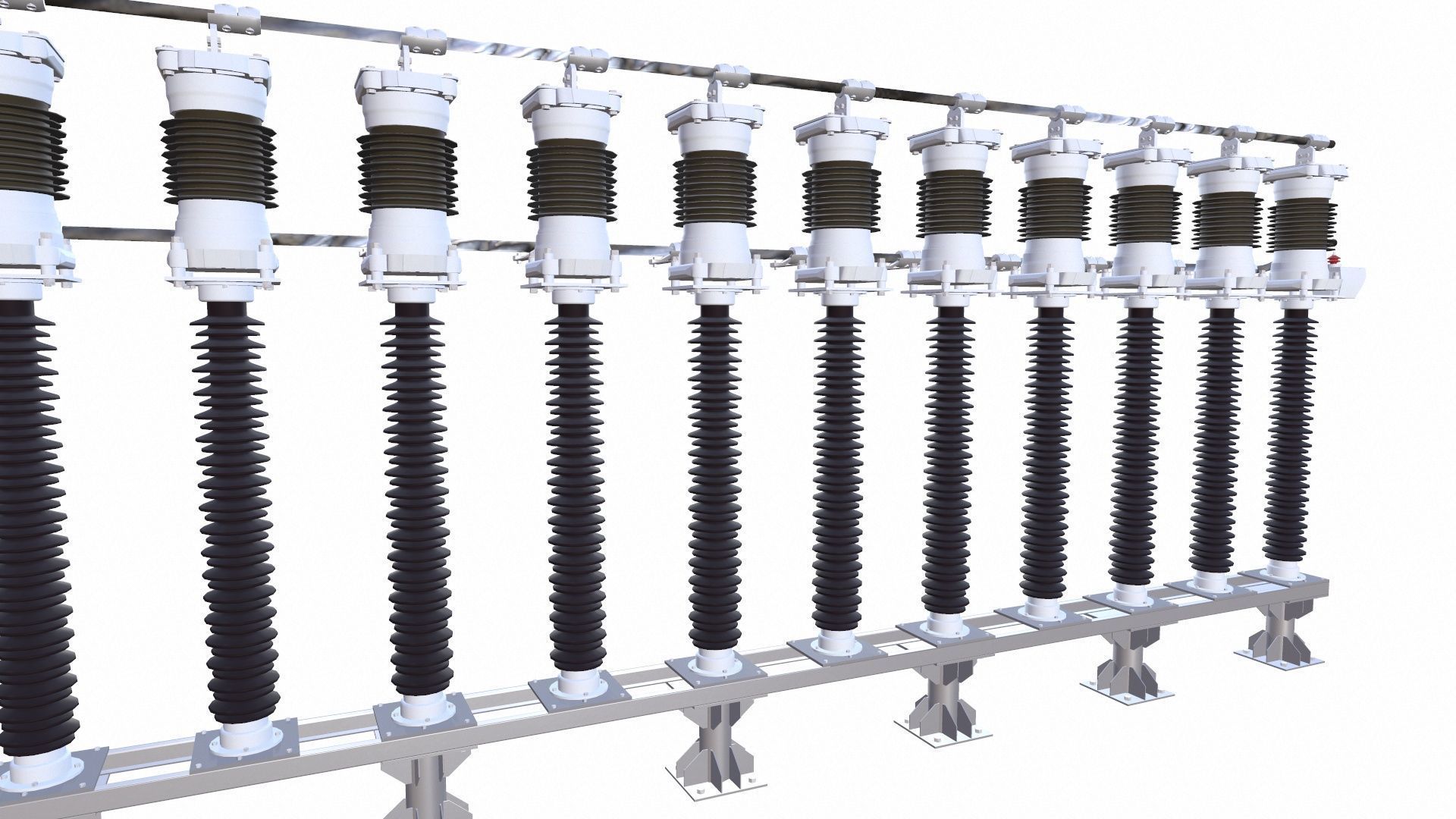 Electrical Accessories LA13 Connection Low-poly 3D model_6