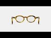 Doherty Eyeglasses in Toffee Tortoise 3D model_1