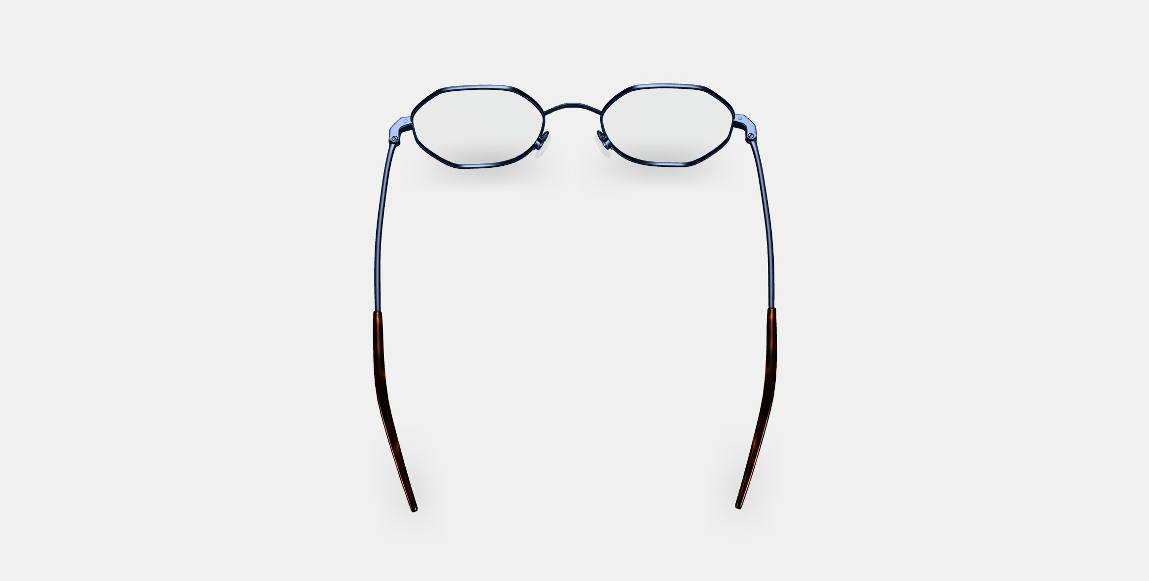 Dupree Eyeglasses in Brushed Ink 3D model_4