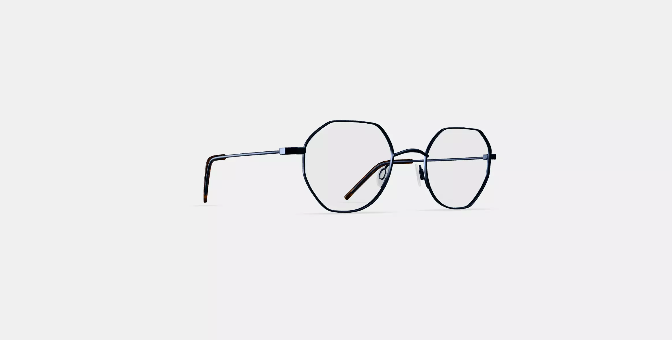 Dupree Eyeglasses in Brushed Ink 3D model_0
