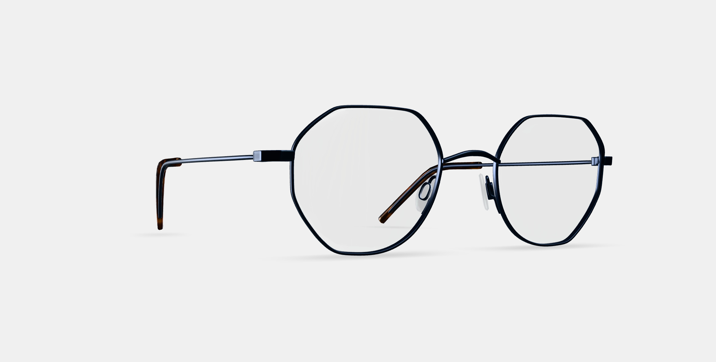 Dupree Eyeglasses in Brushed Ink 3D model_9
