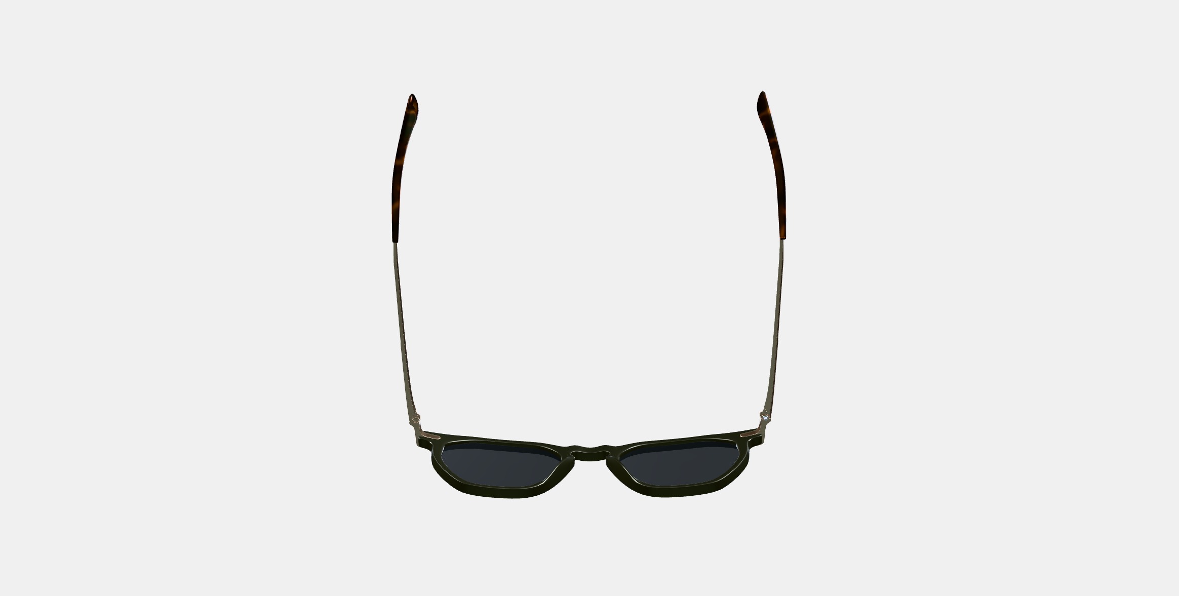 Rustin Sunglasses in Olive with Riesling 3D model_8