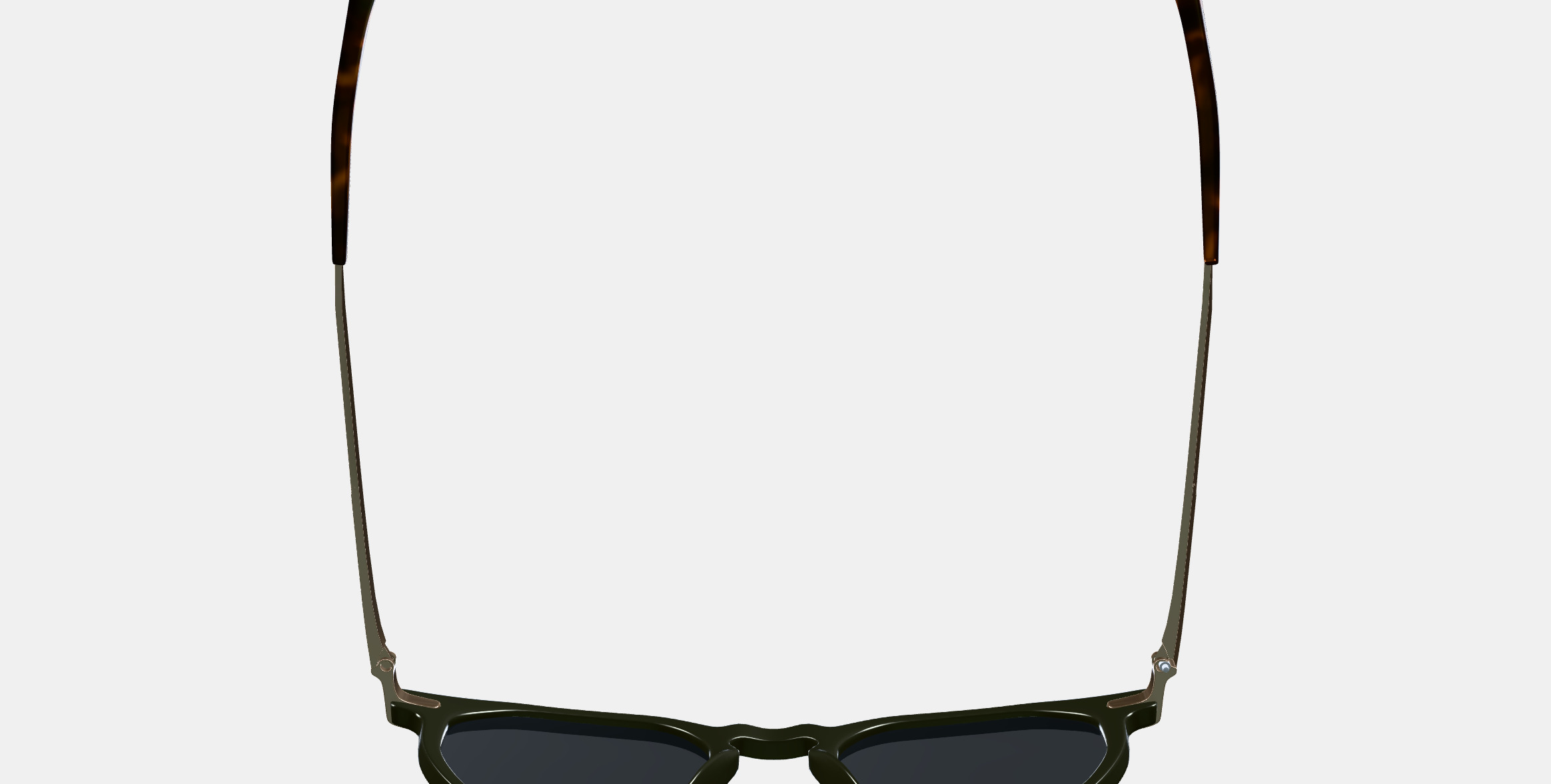 Rustin Sunglasses in Olive with Riesling 3D model_7