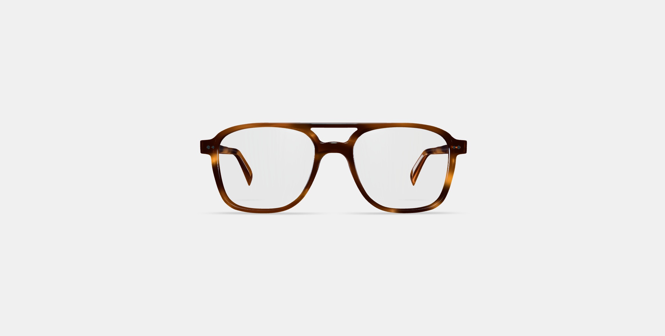 Brimmer Eyeglasses in Black Walnut 3D model_11