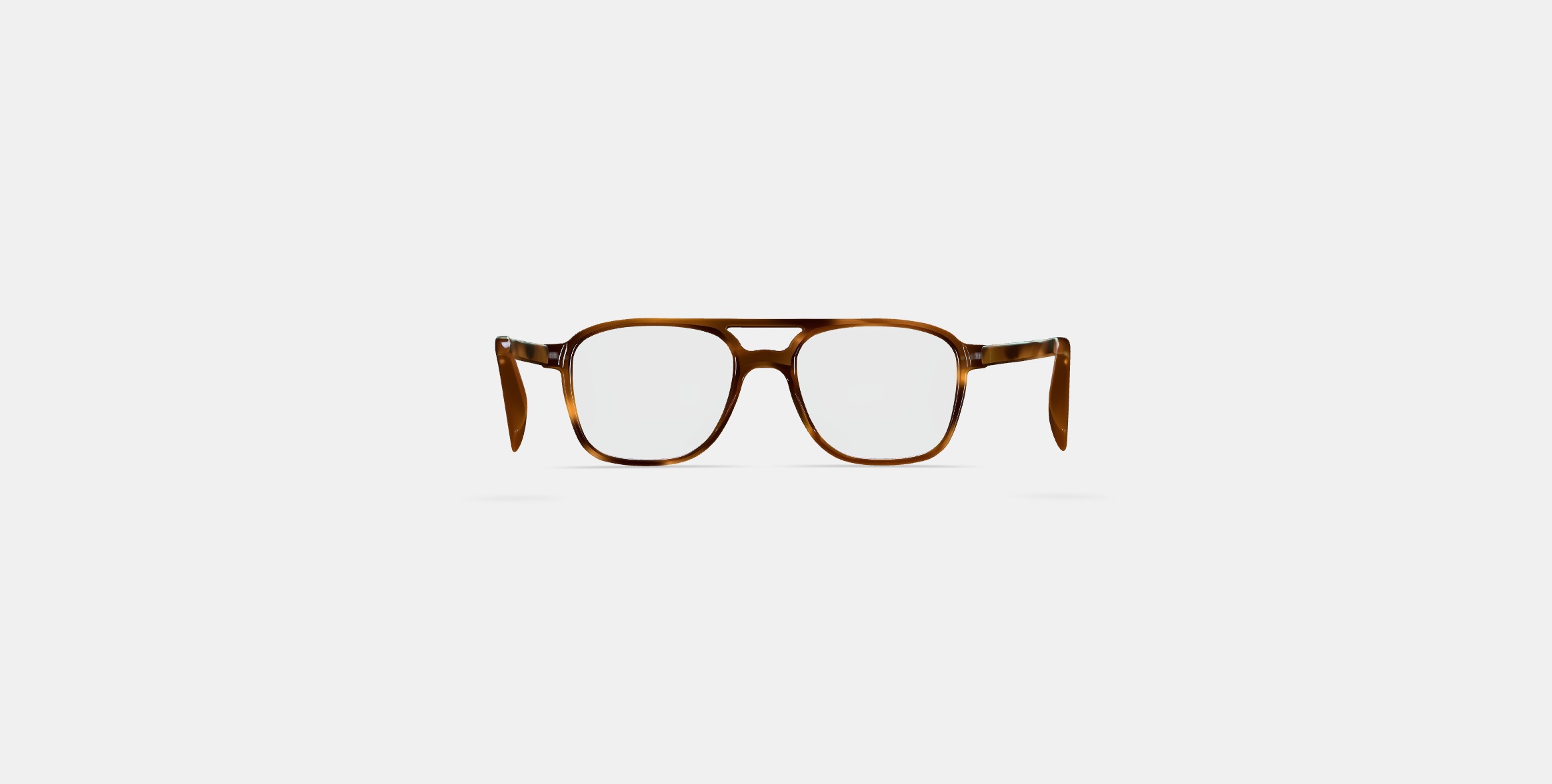 Brimmer Eyeglasses in Black Walnut 3D model_14