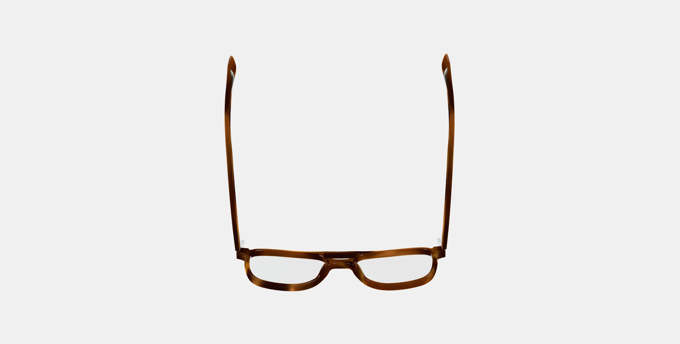 Brimmer Eyeglasses in Black Walnut 3D model_7