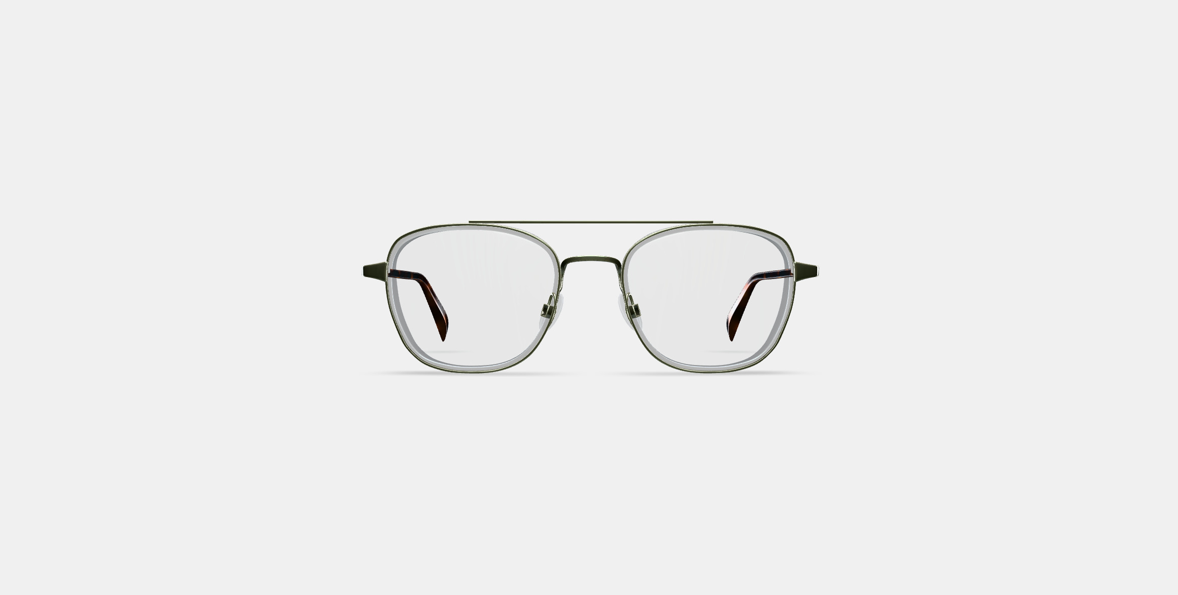 Earle Eyeglasses in Crystal with Riesling 3D model_10