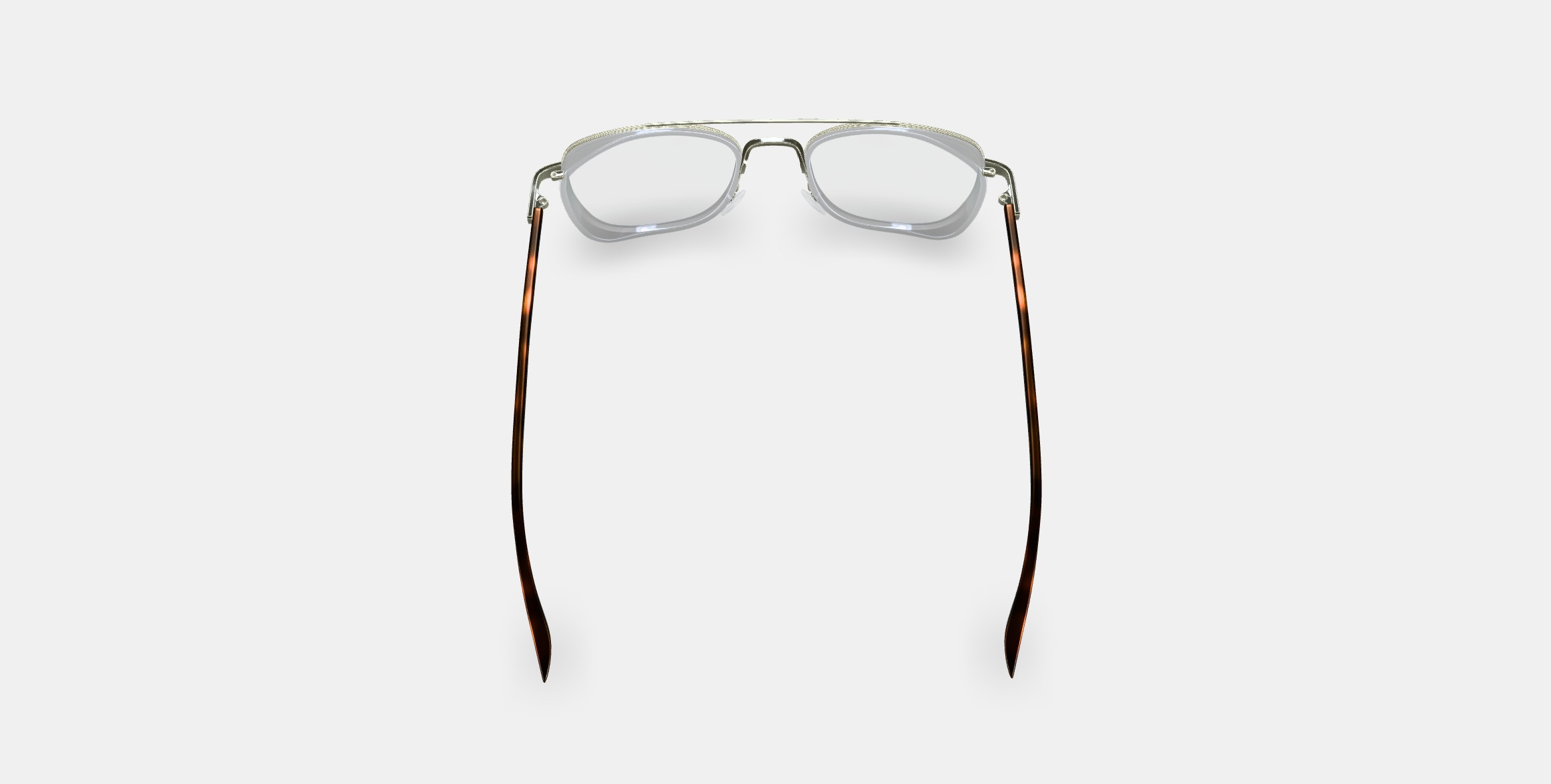 Earle Eyeglasses in Crystal with Riesling 3D model_3
