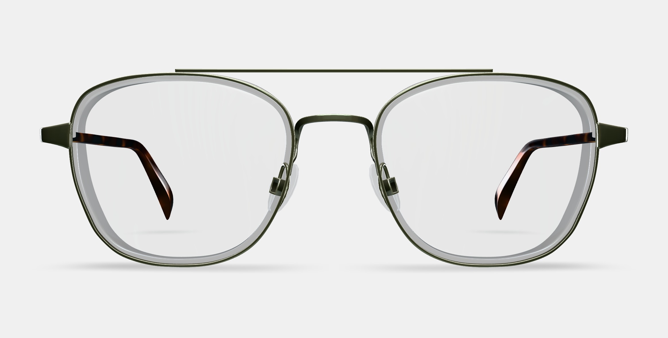 Earle Eyeglasses in Crystal with Riesling 3D model_12