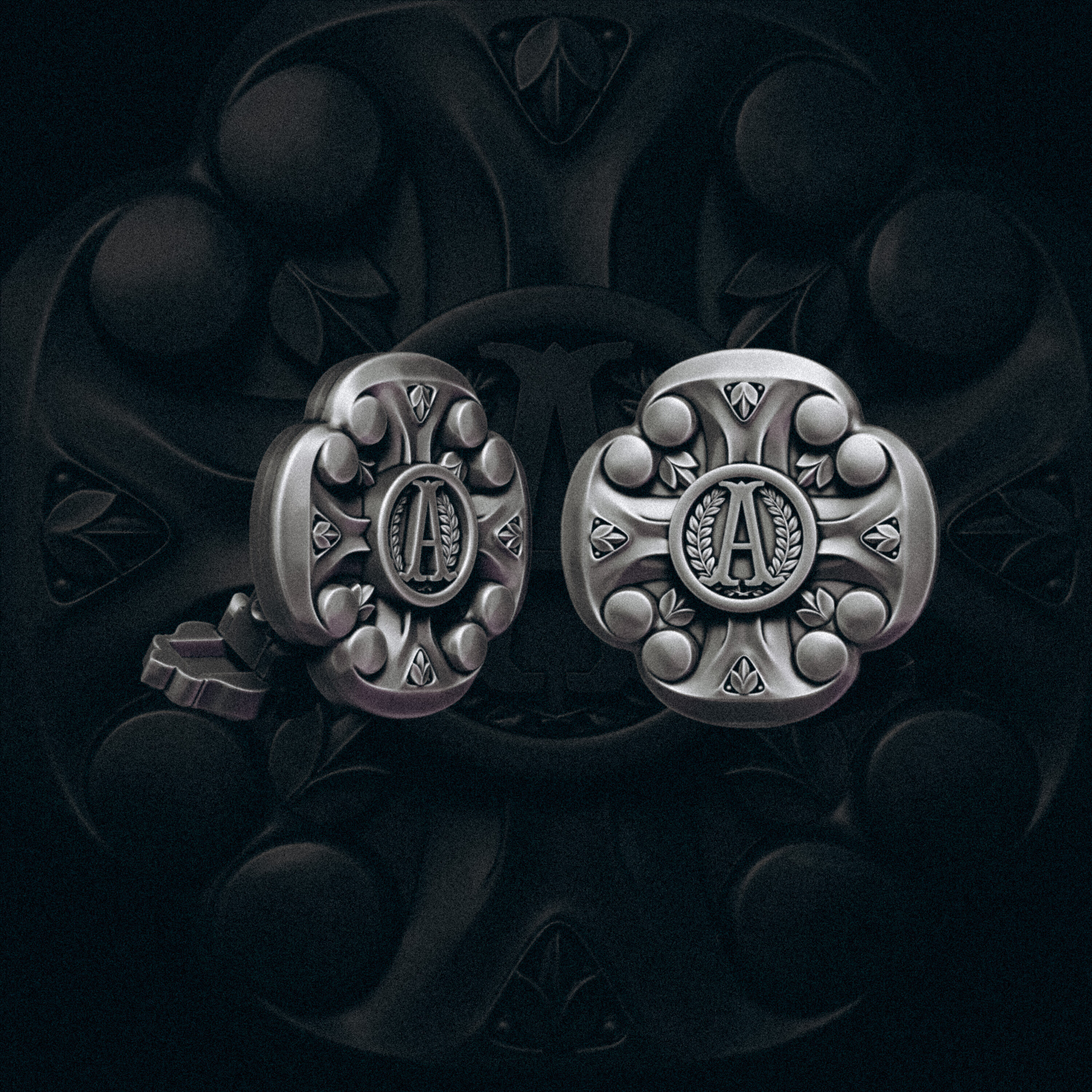 Cufflinks 3D print model 3D print model_5