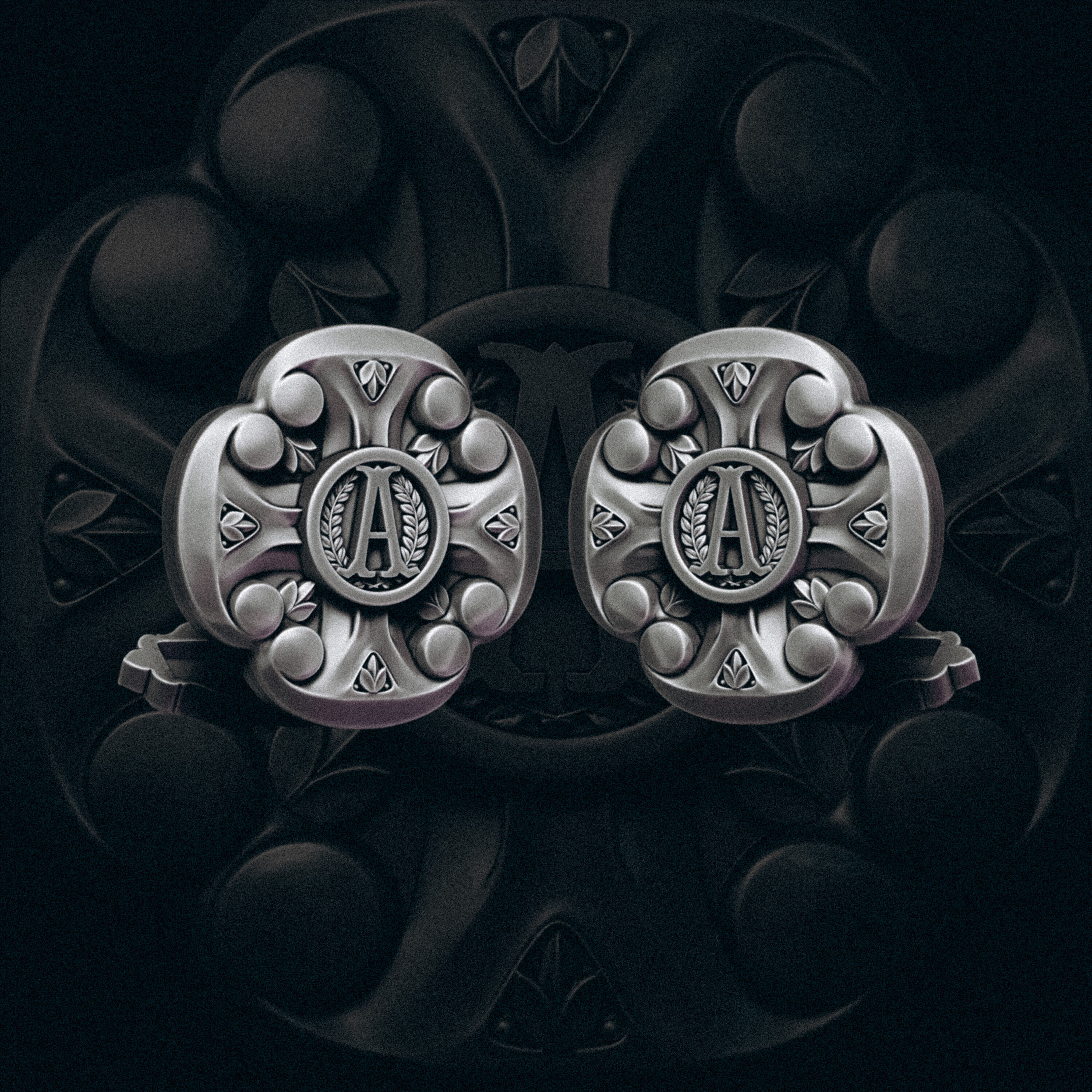 Cufflinks 3D print model 3D print model_4