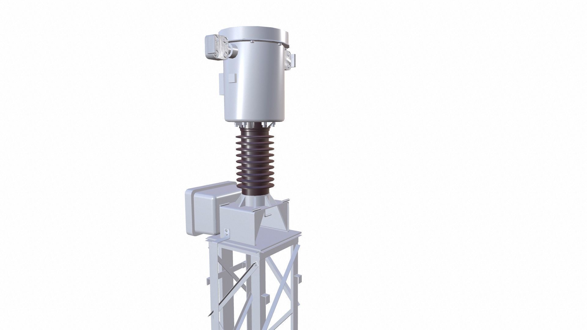 Electrical Accessories STAND ALONE CT Low-poly 3D model_8