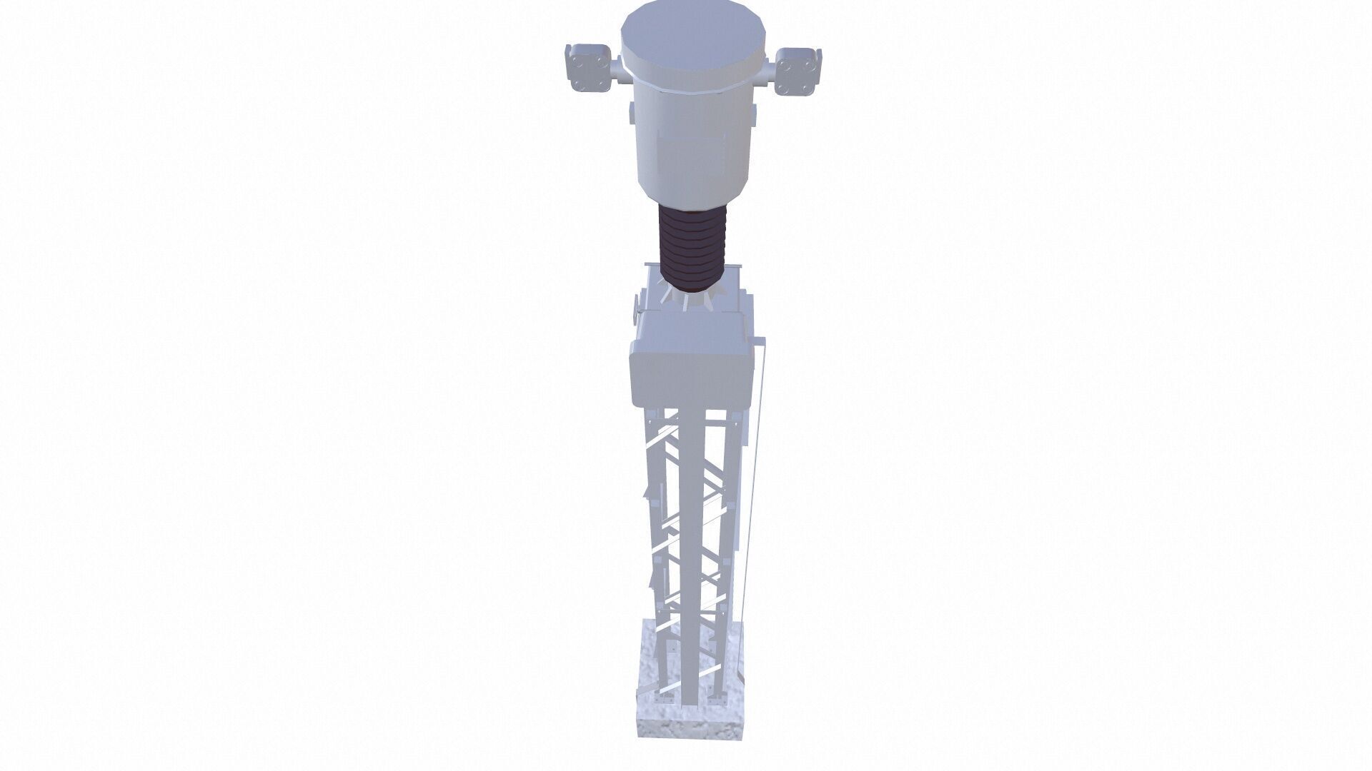 Electrical Accessories STAND ALONE CT Low-poly 3D model_4