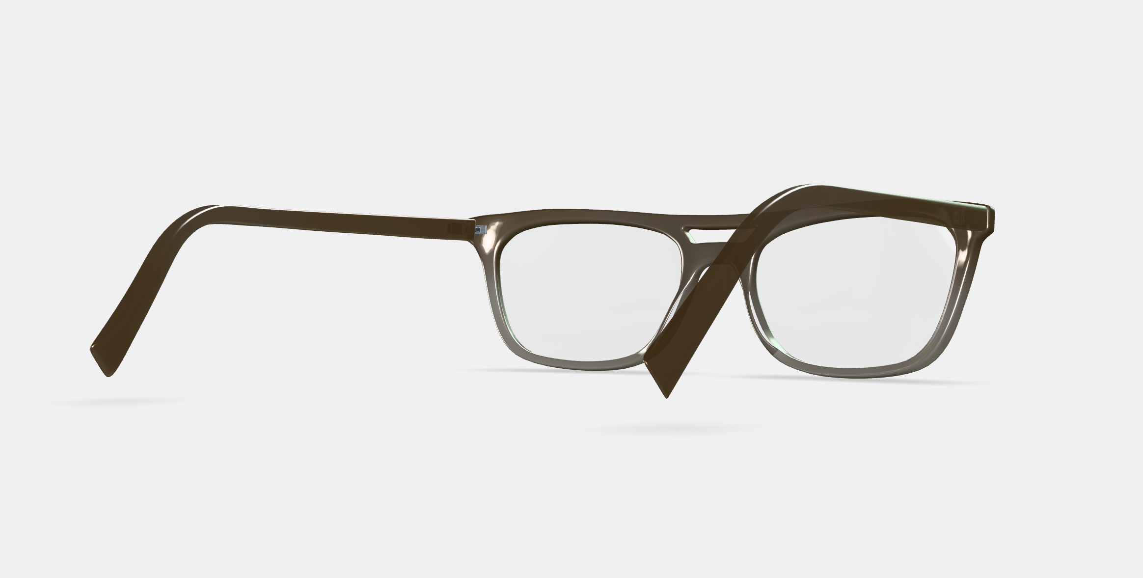Benicio Eyeglasses in Sage Leaf Fade 3D model_5