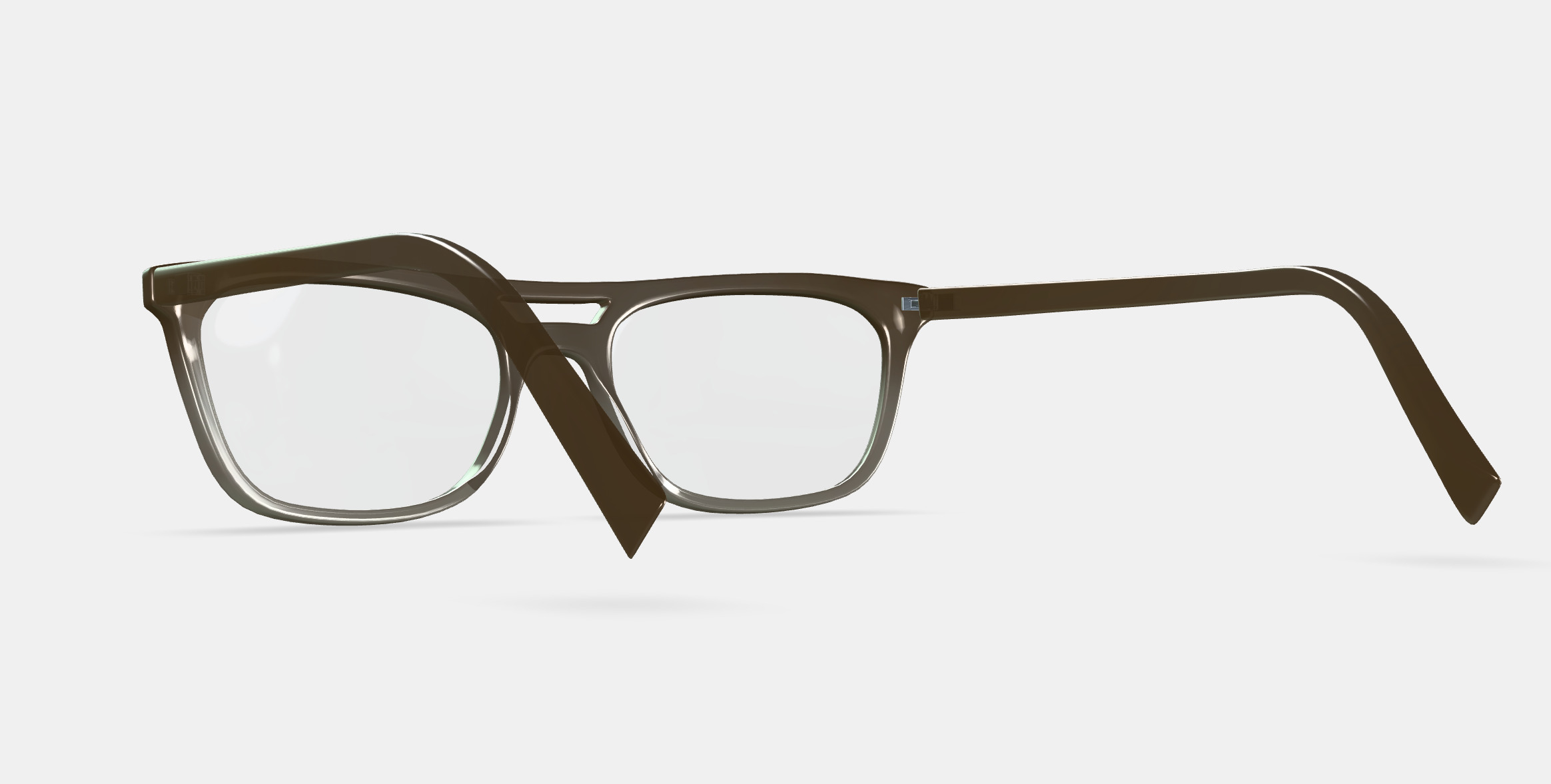 Benicio Eyeglasses in Sage Leaf Fade 3D model_3