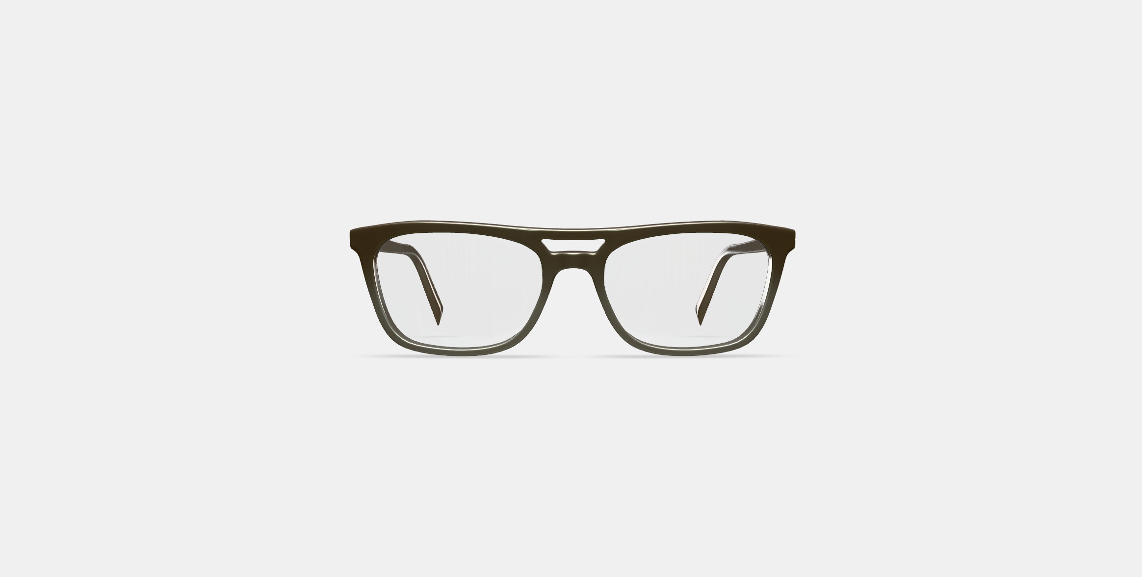Benicio Eyeglasses in Sage Leaf Fade 3D model_10