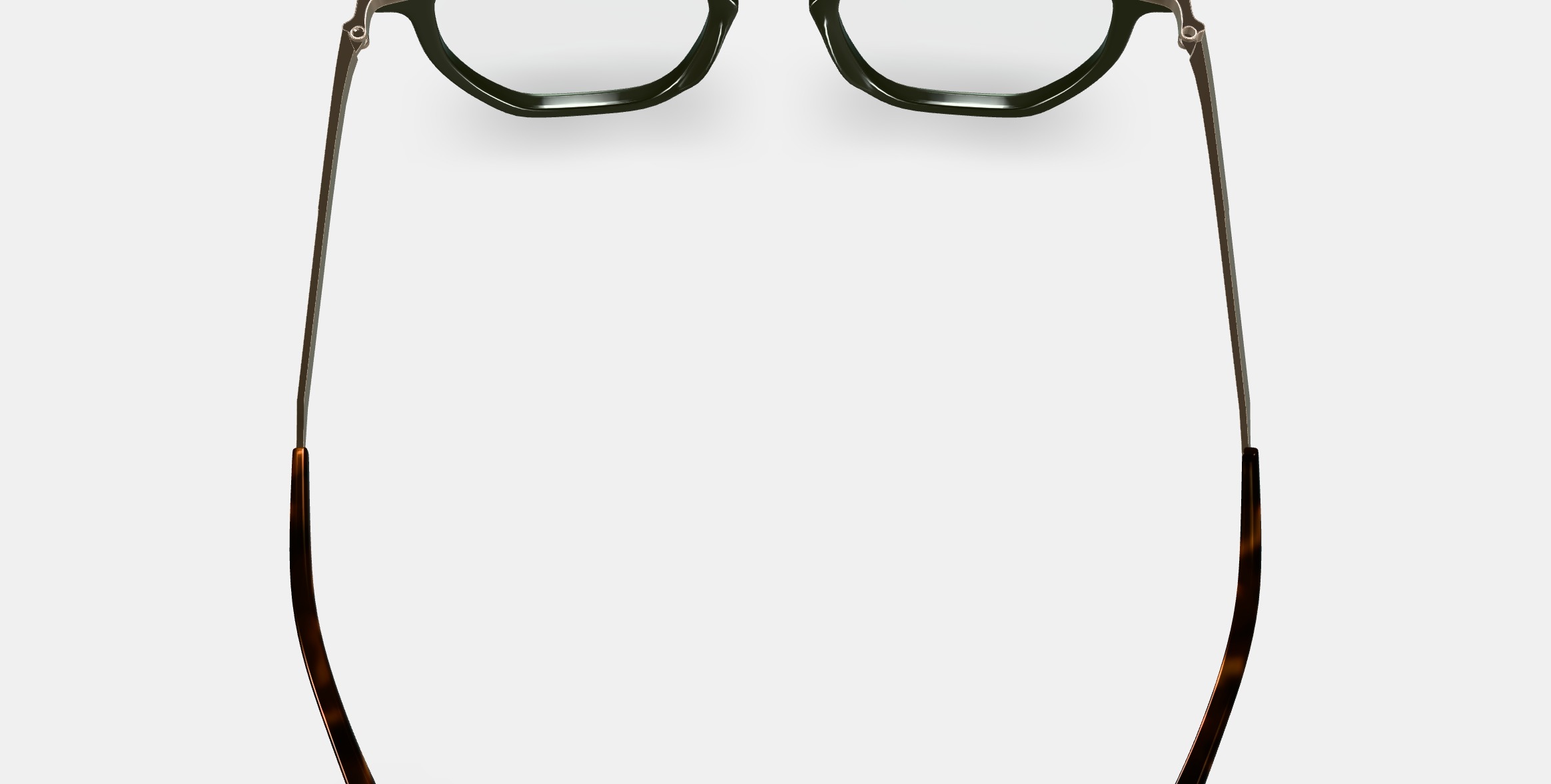 Rustin Eyeglasses in Olive with Riesling 3D model_4