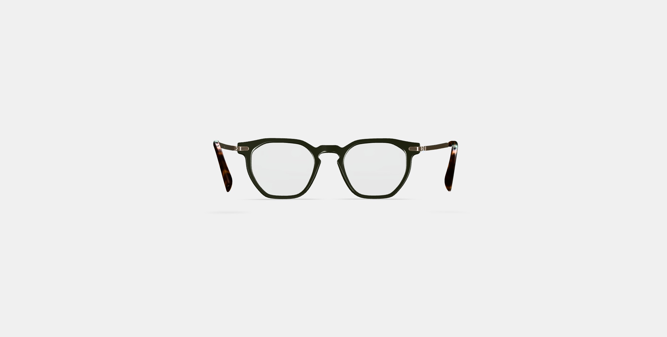 Rustin Eyeglasses in Olive with Riesling 3D model_14