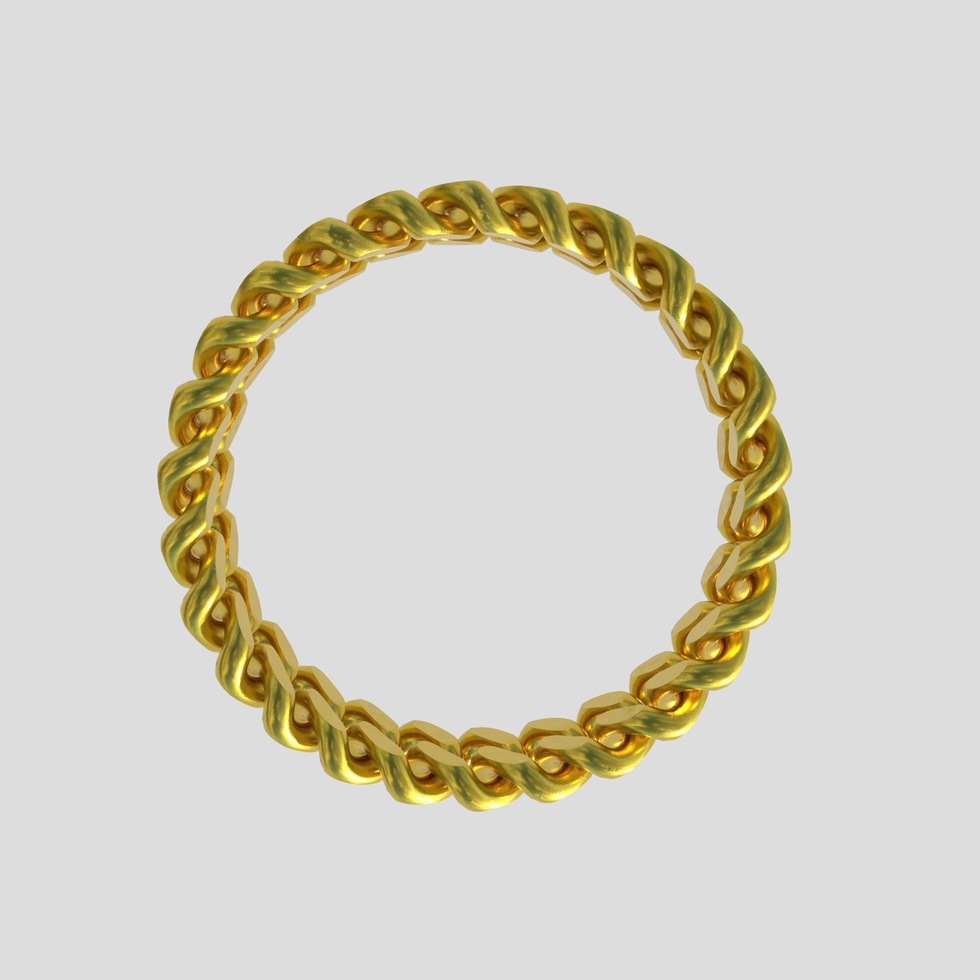 chain bracelet 3D model_3