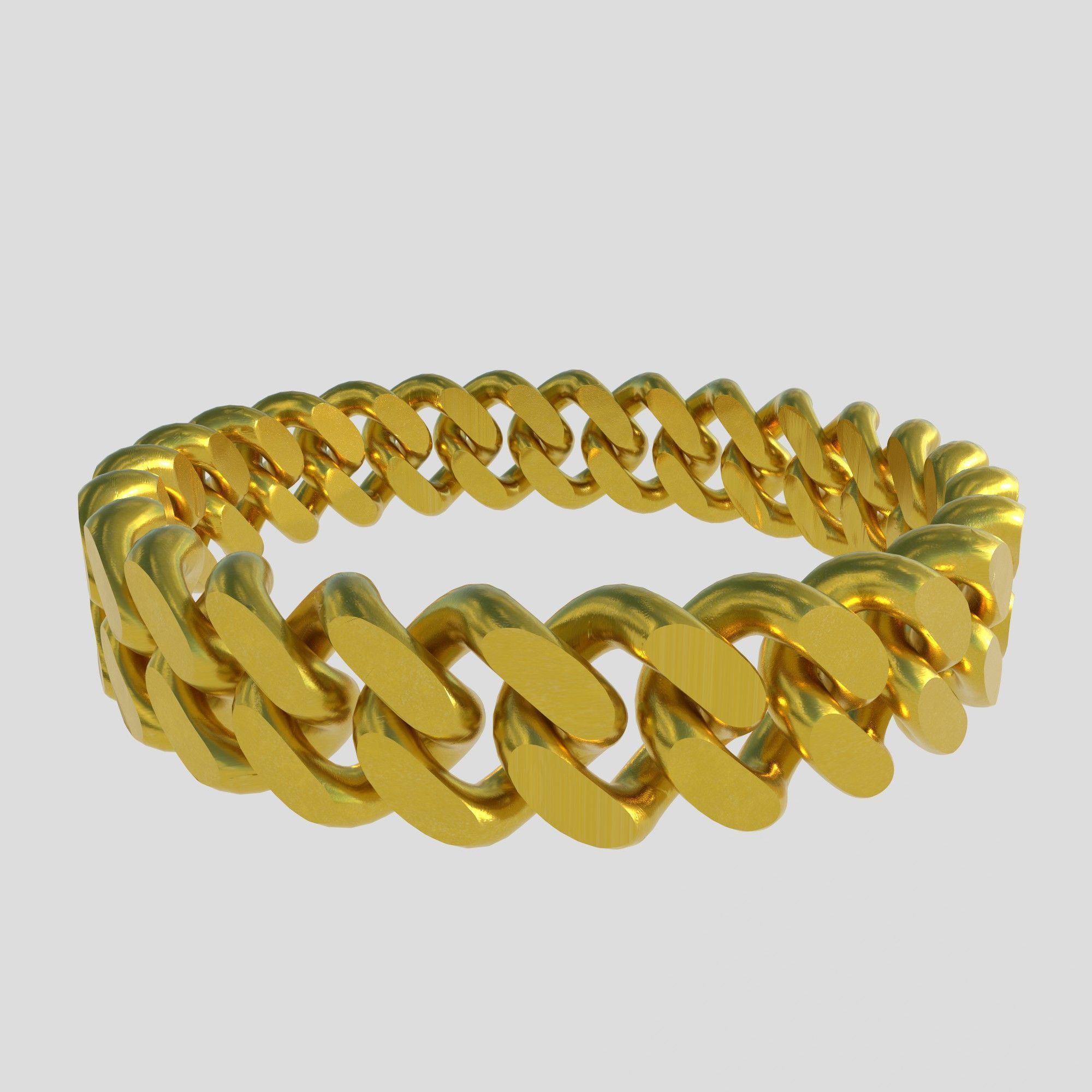 chain bracelet 3D model_4