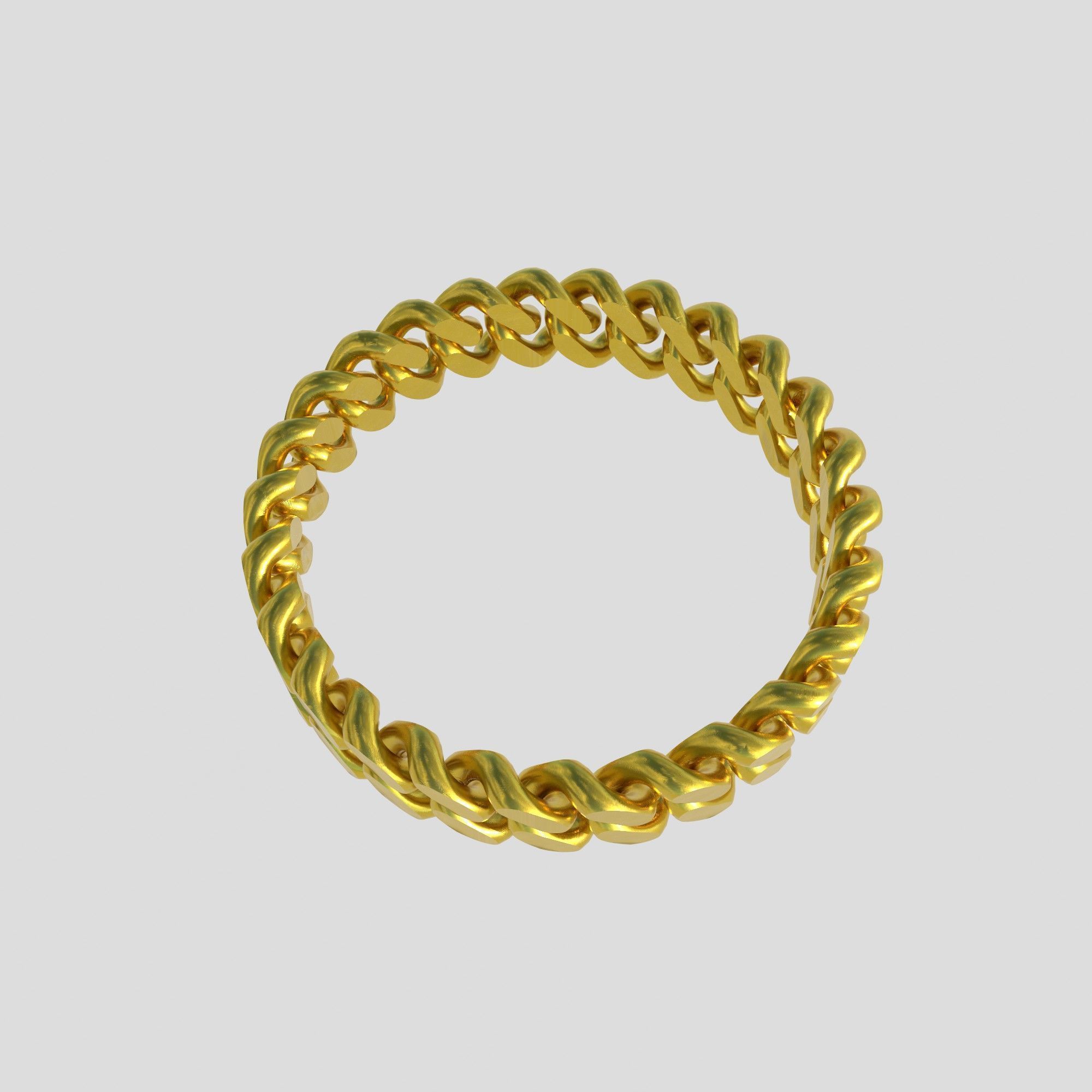 chain bracelet 3D model_1