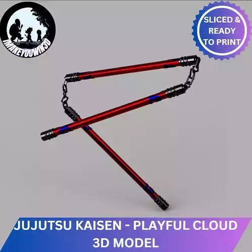 Jujutsu Kaisen - Playful Cloud 3D print model