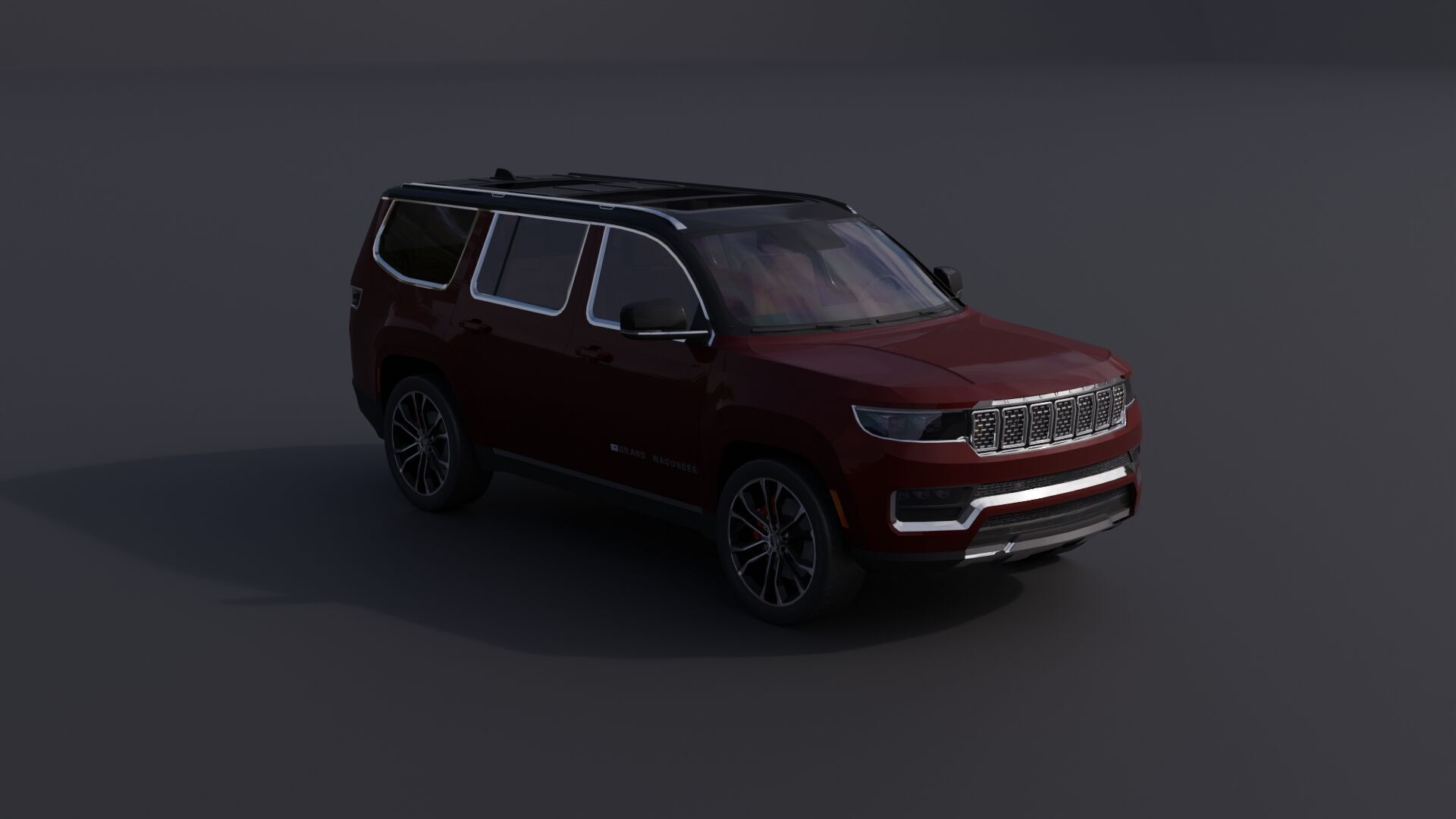 Jeep Grand Wagoneer Low-poly 3D model_20