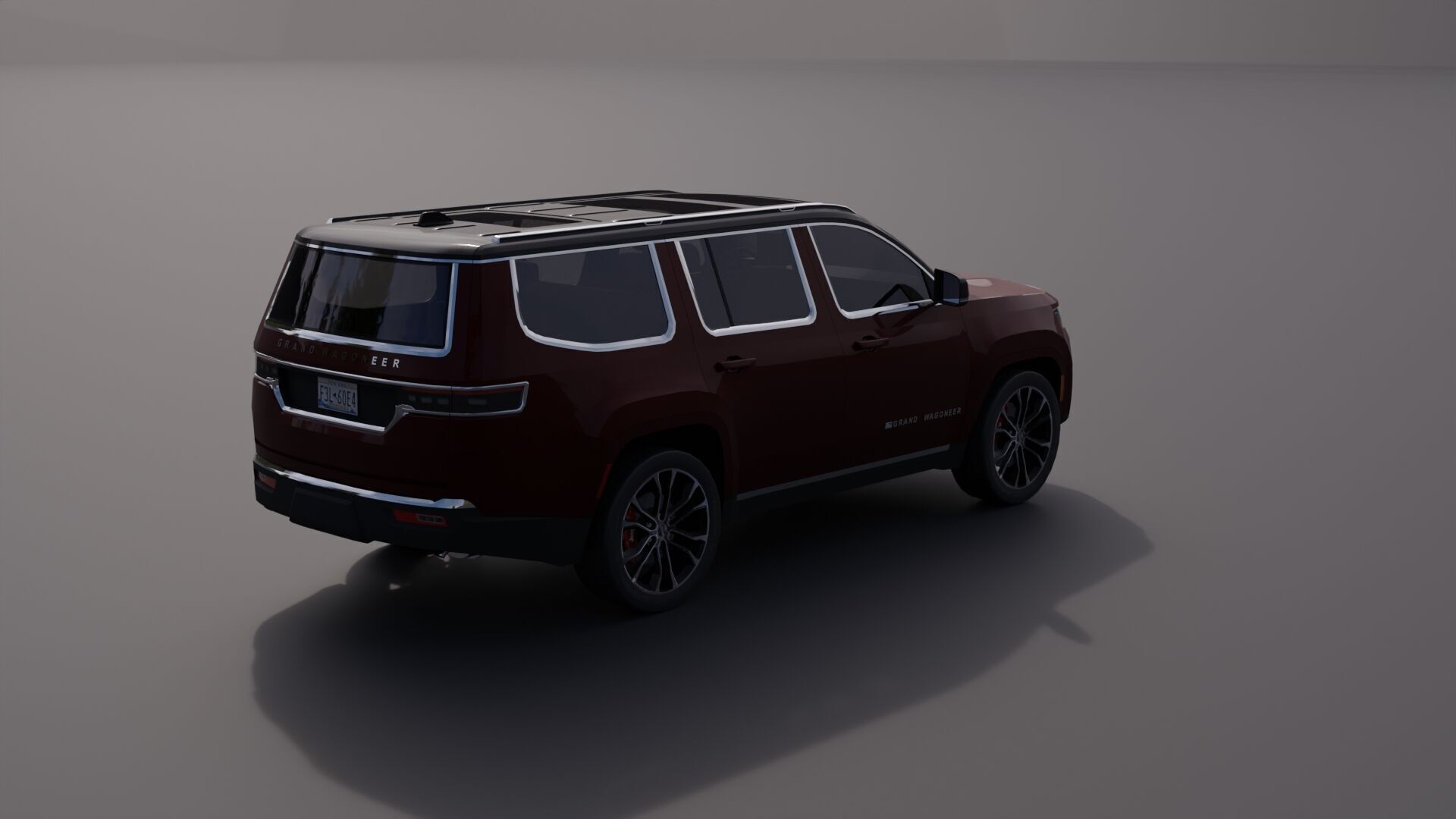 Jeep Grand Wagoneer Low-poly 3D model_12