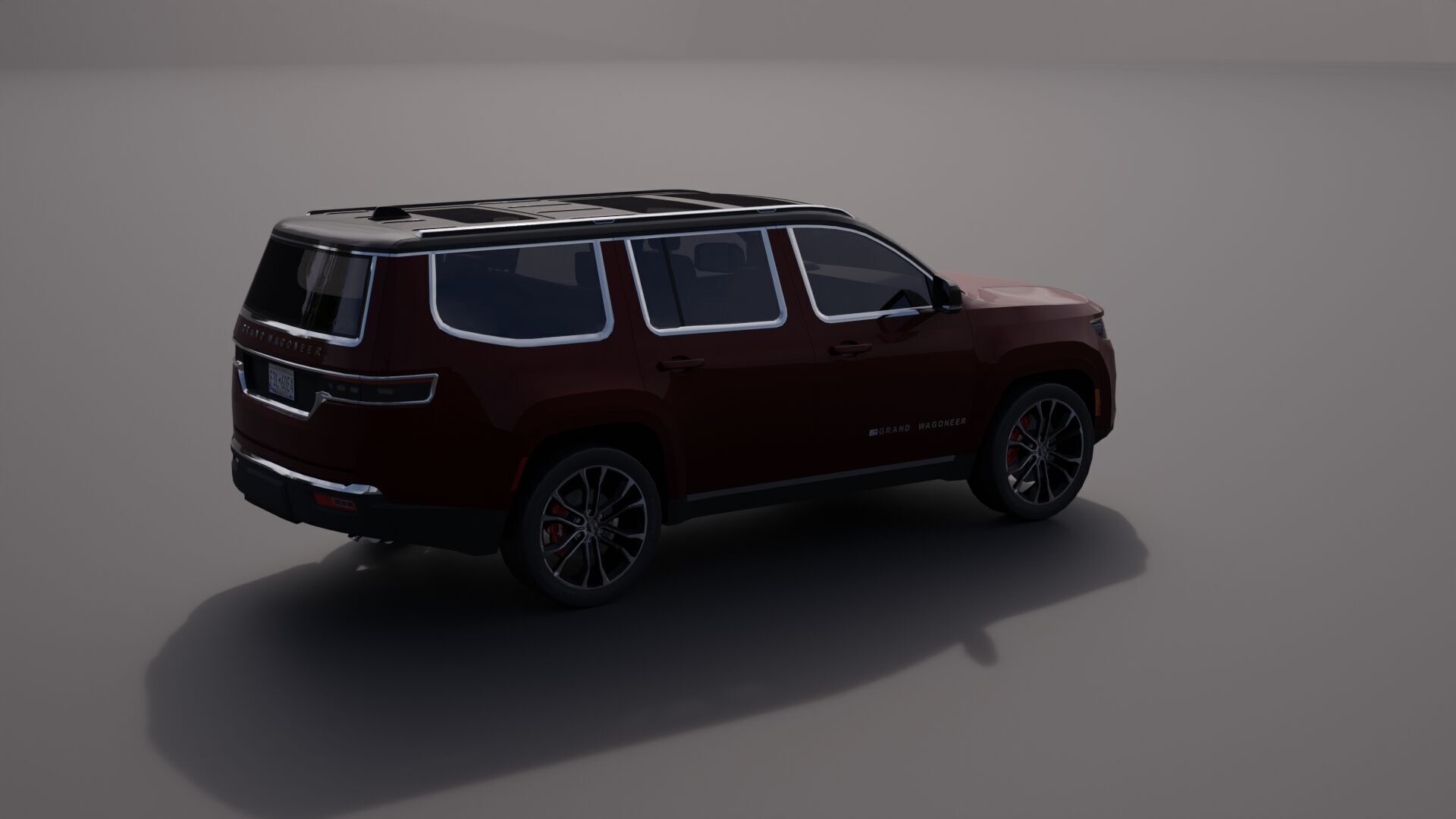 Jeep Grand Wagoneer Low-poly 3D model_13