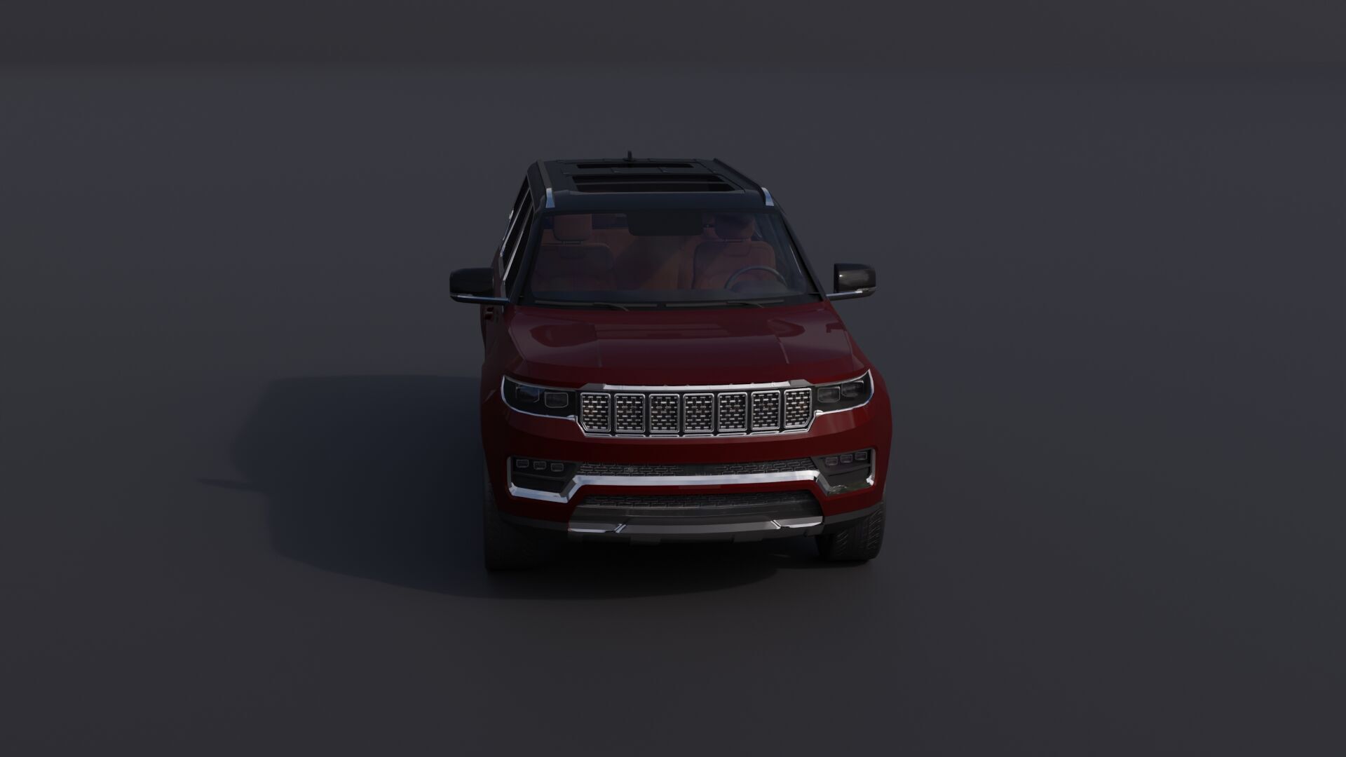 Jeep Grand Wagoneer Low-poly 3D model_23