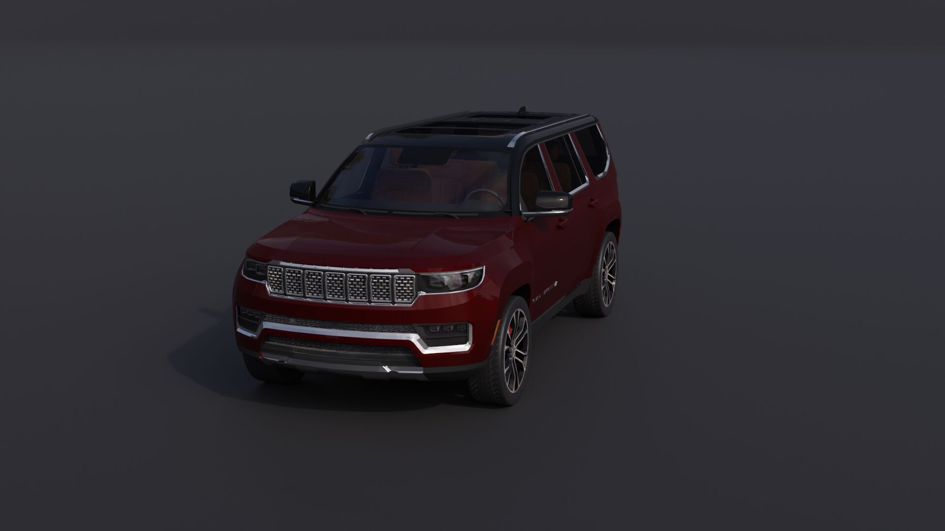 Jeep Grand Wagoneer Low-poly 3D model_25