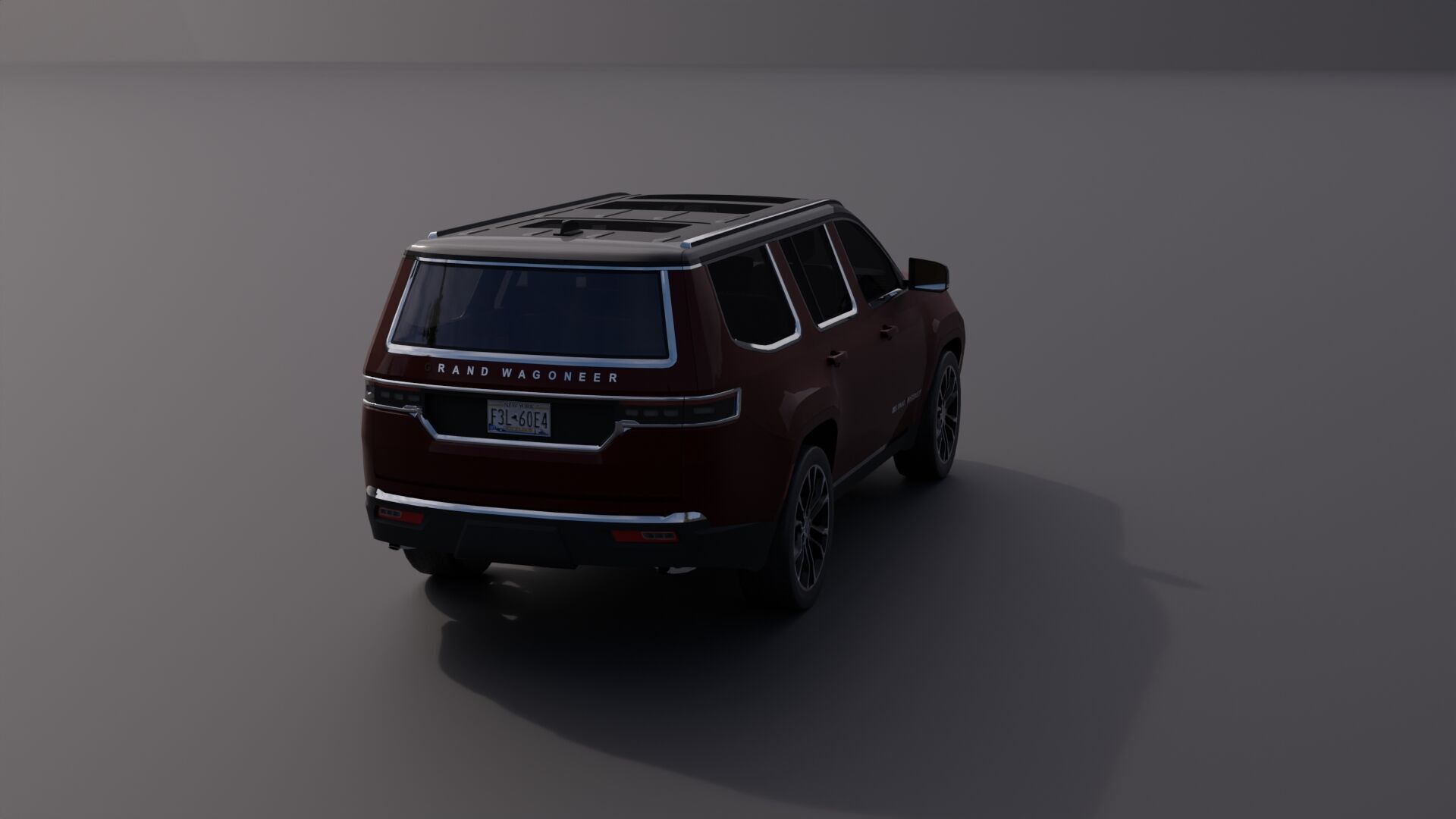 Jeep Grand Wagoneer Low-poly 3D model_10