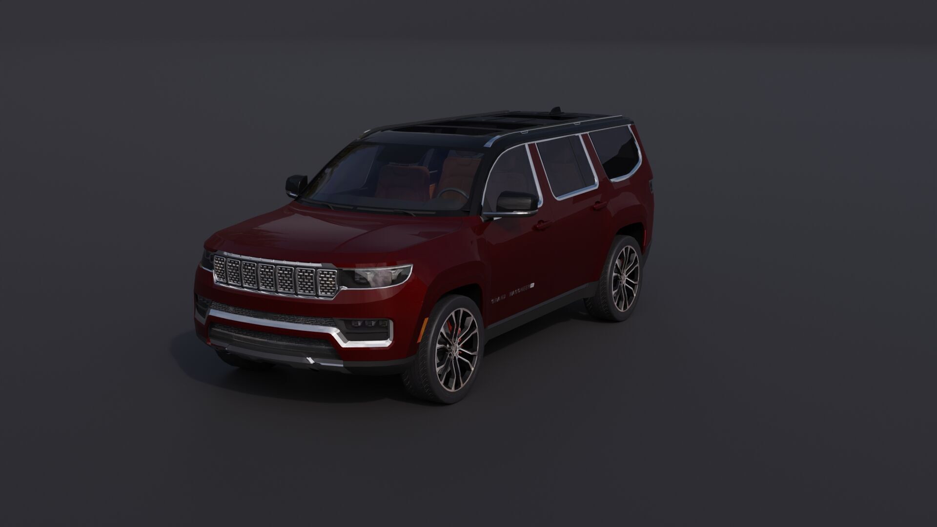 Jeep Grand Wagoneer Low-poly 3D model_26