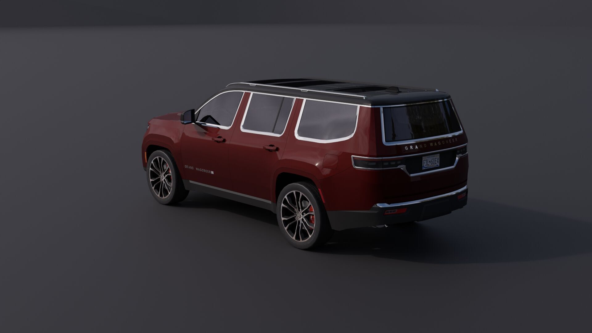 Jeep Grand Wagoneer Low-poly 3D model_5