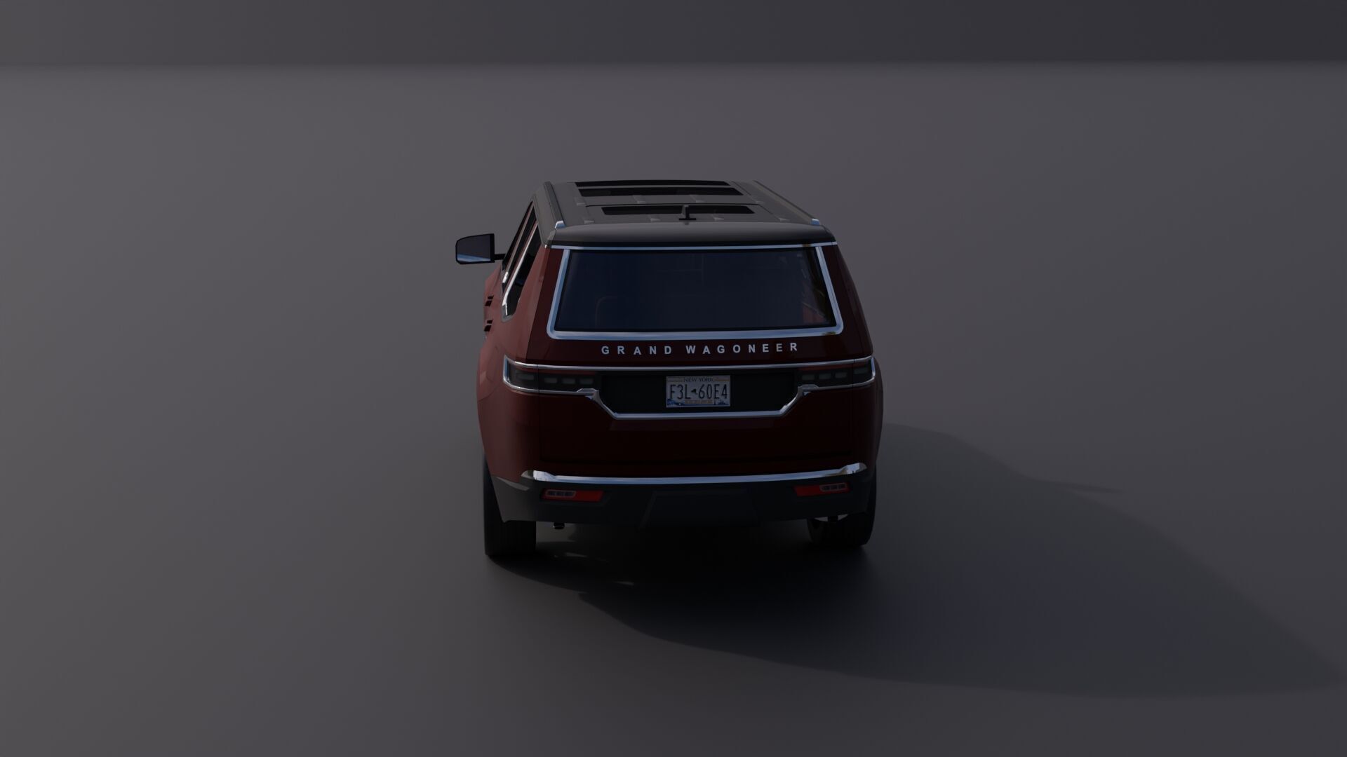 Jeep Grand Wagoneer Low-poly 3D model_8