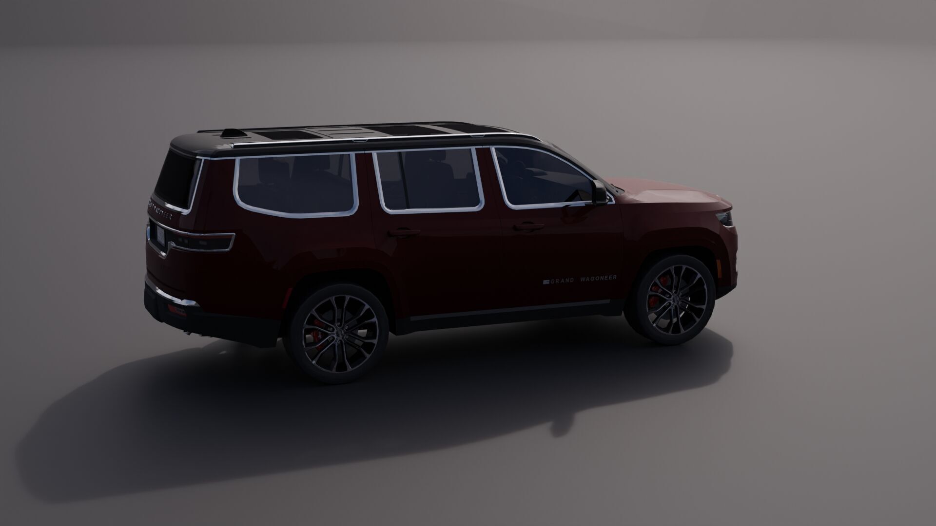 Jeep Grand Wagoneer Low-poly 3D model_14