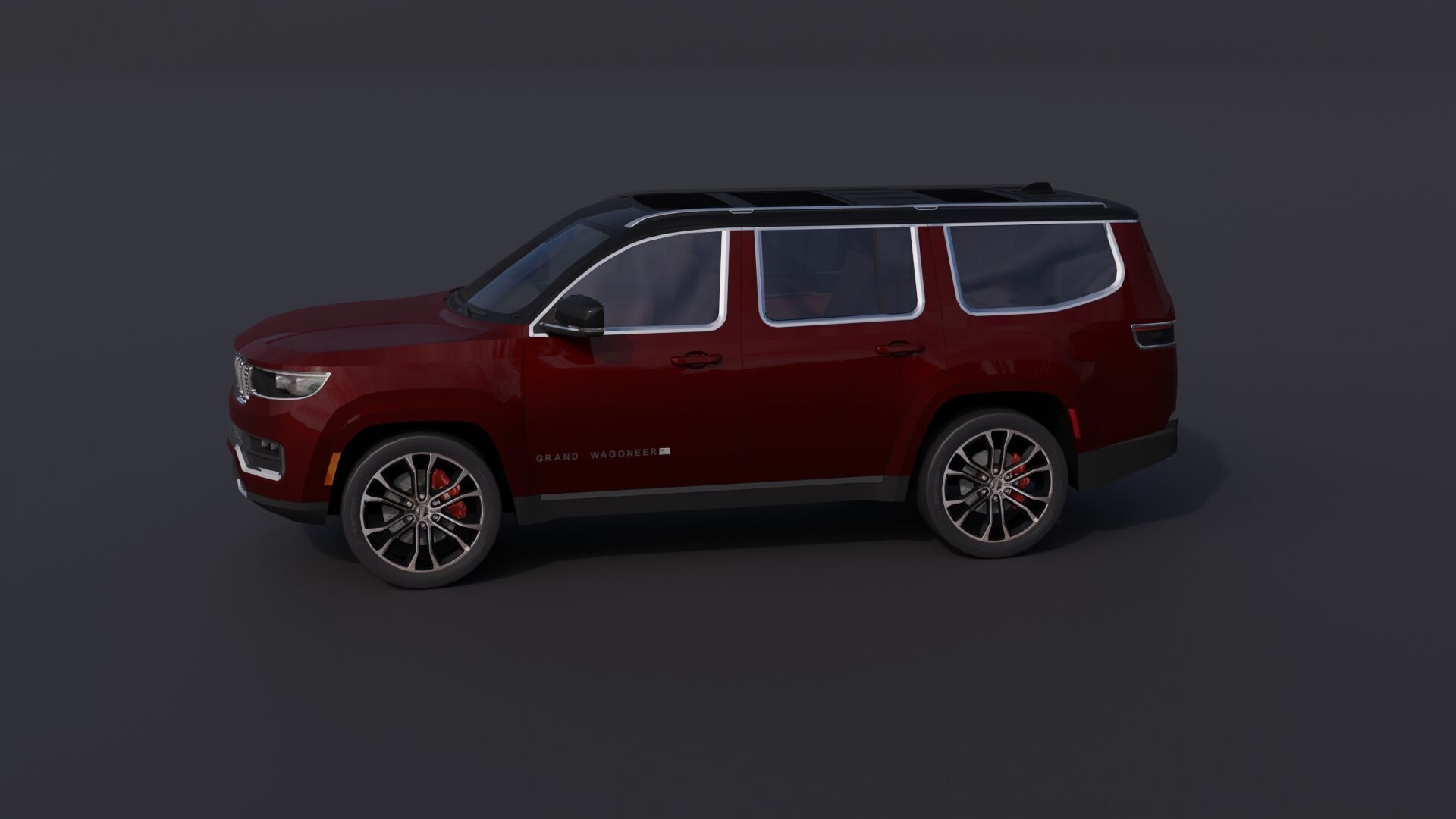 Jeep Grand Wagoneer Low-poly 3D model_30