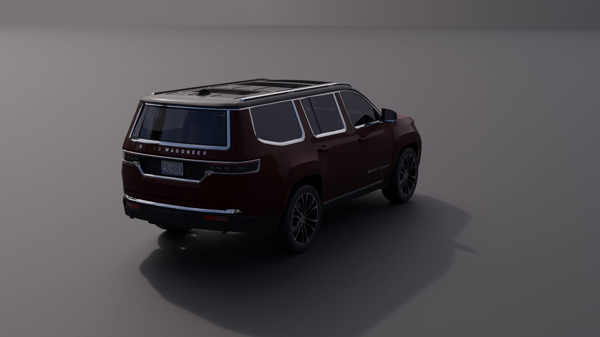 Jeep Grand Wagoneer Low-poly 3D model_11