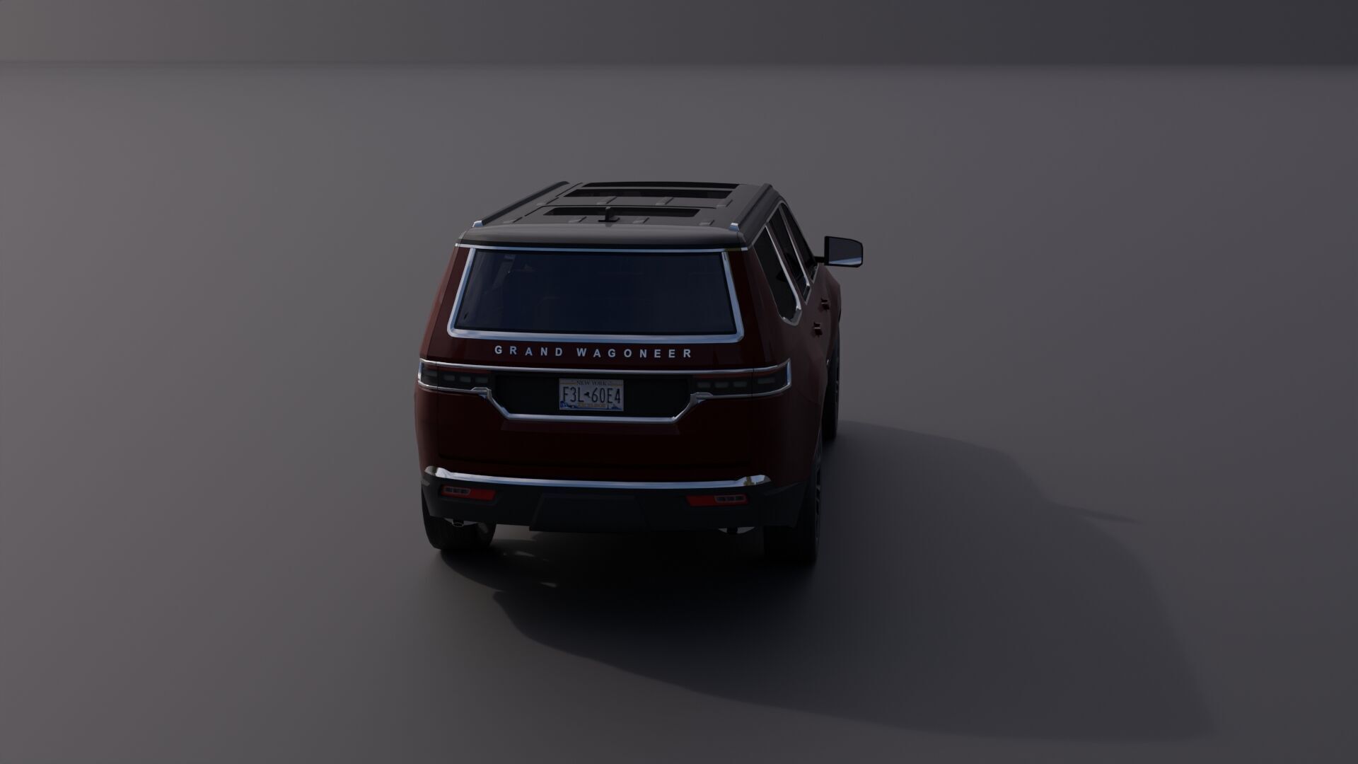 Jeep Grand Wagoneer Low-poly 3D model_9