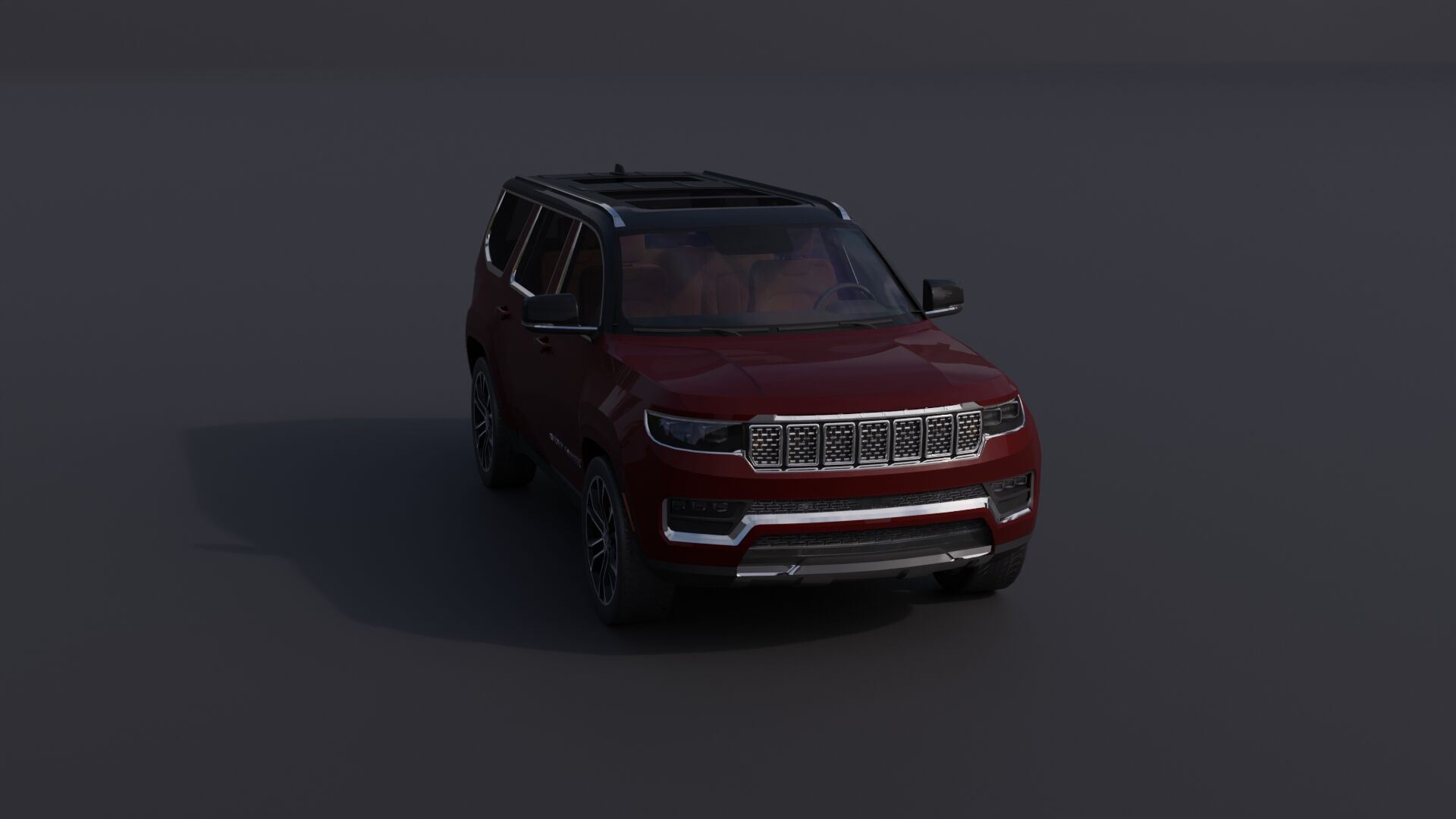 Jeep Grand Wagoneer Low-poly 3D model_22