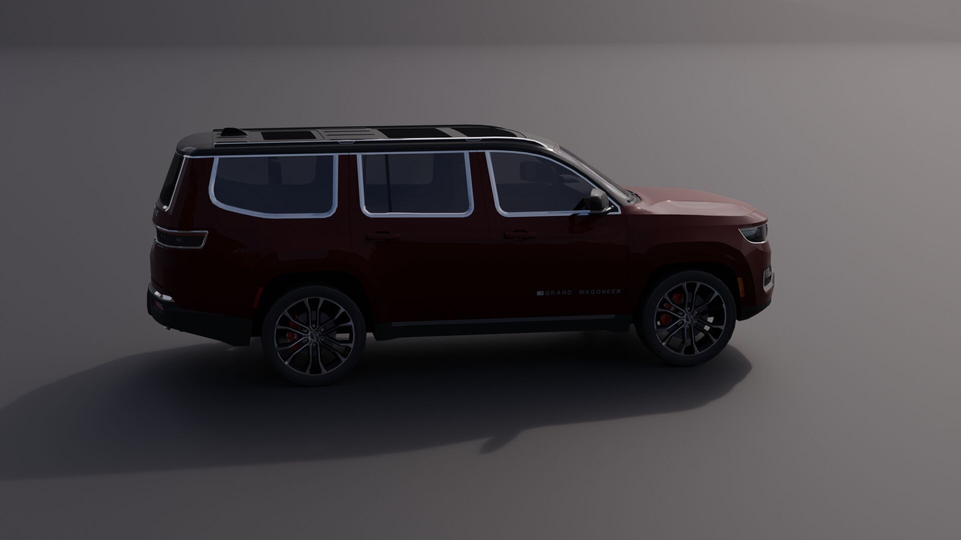 Jeep Grand Wagoneer Low-poly 3D model_15