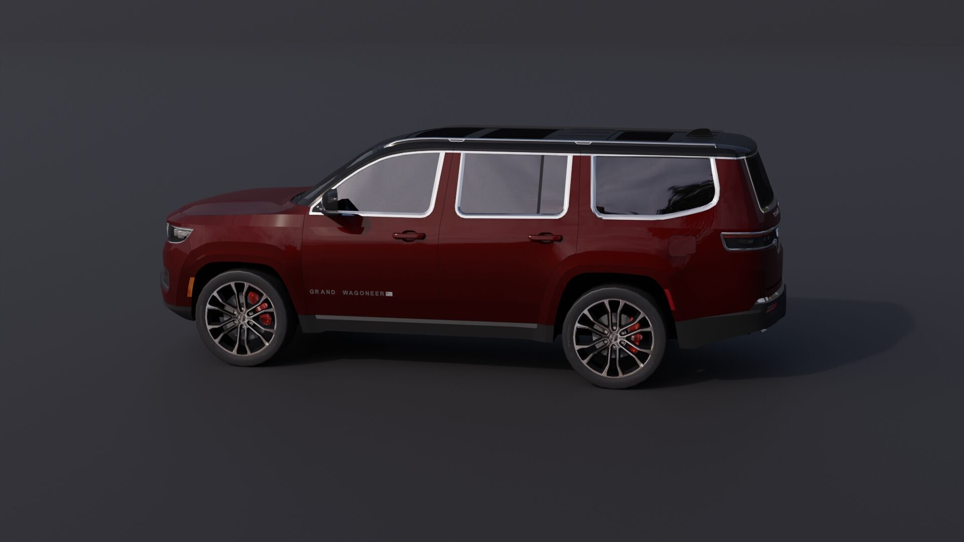 Jeep Grand Wagoneer Low-poly 3D model_2