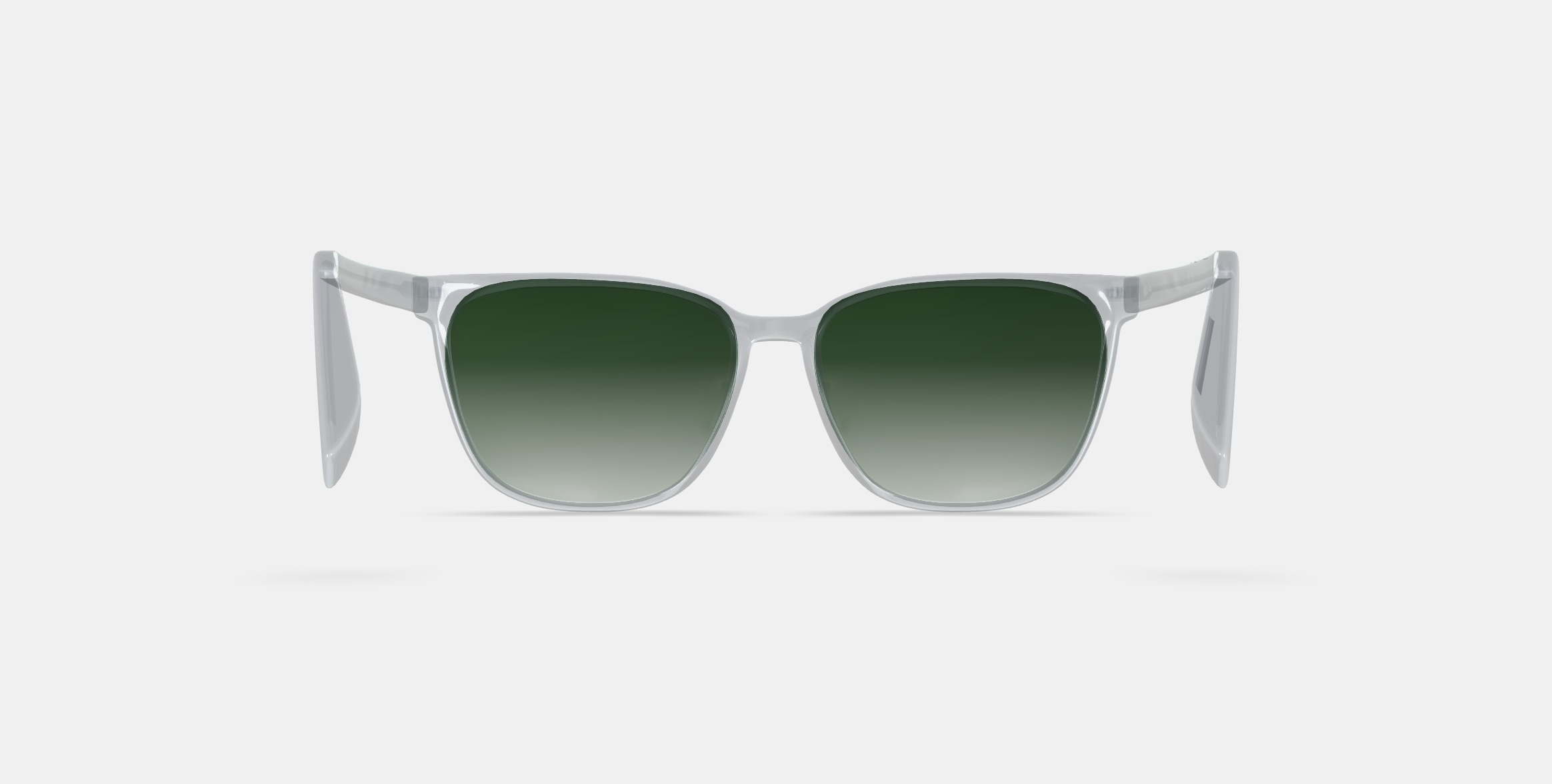 Esme Low Bridge Fit Sunglasses in Crystal 3D model_15