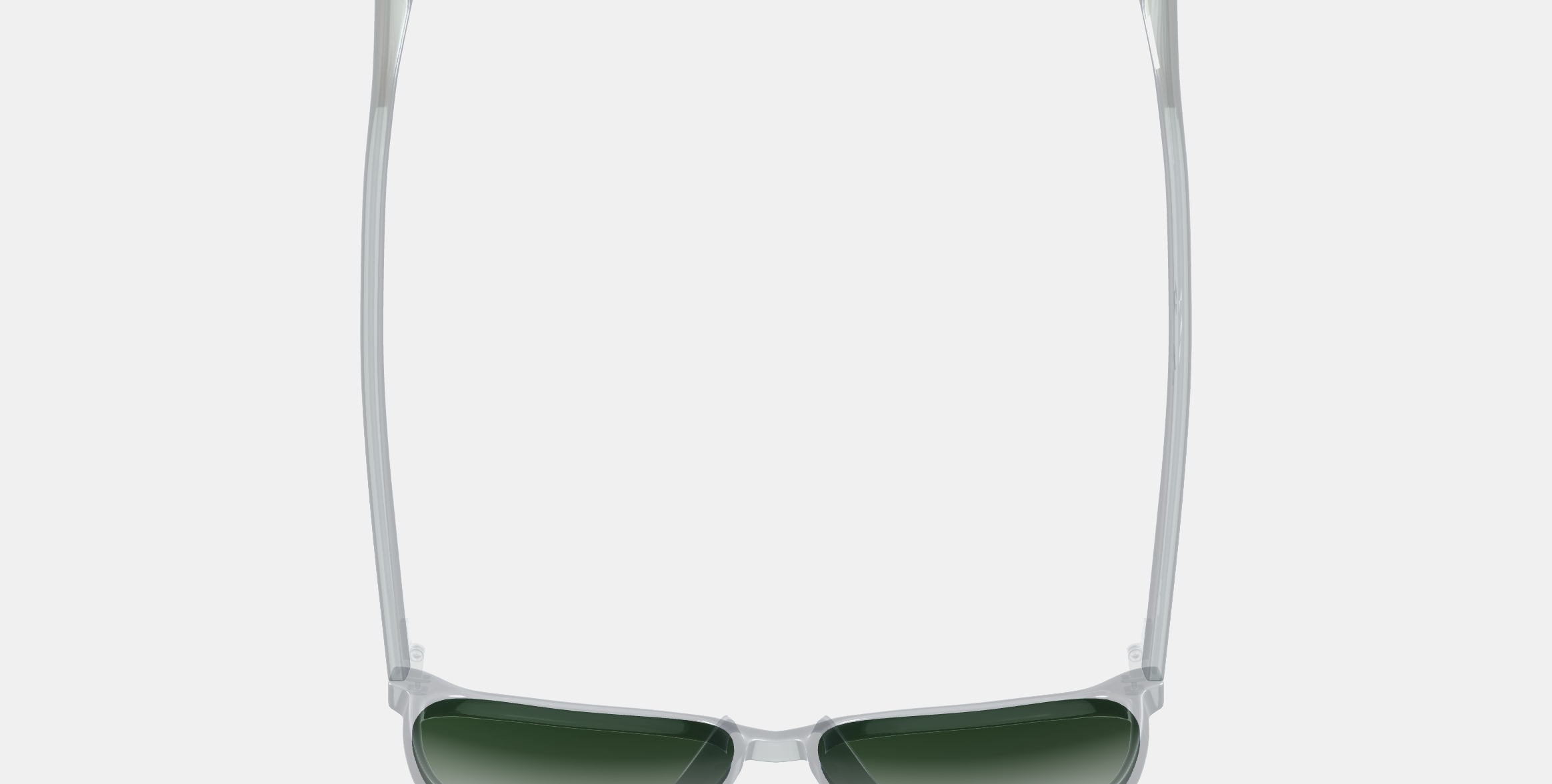 Esme Low Bridge Fit Sunglasses in Crystal 3D model_8