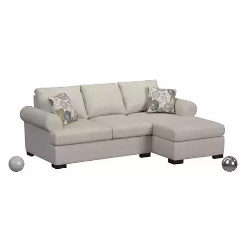 Sofa Chaise Charisma - Florence Collection by Flexsteel 3D model