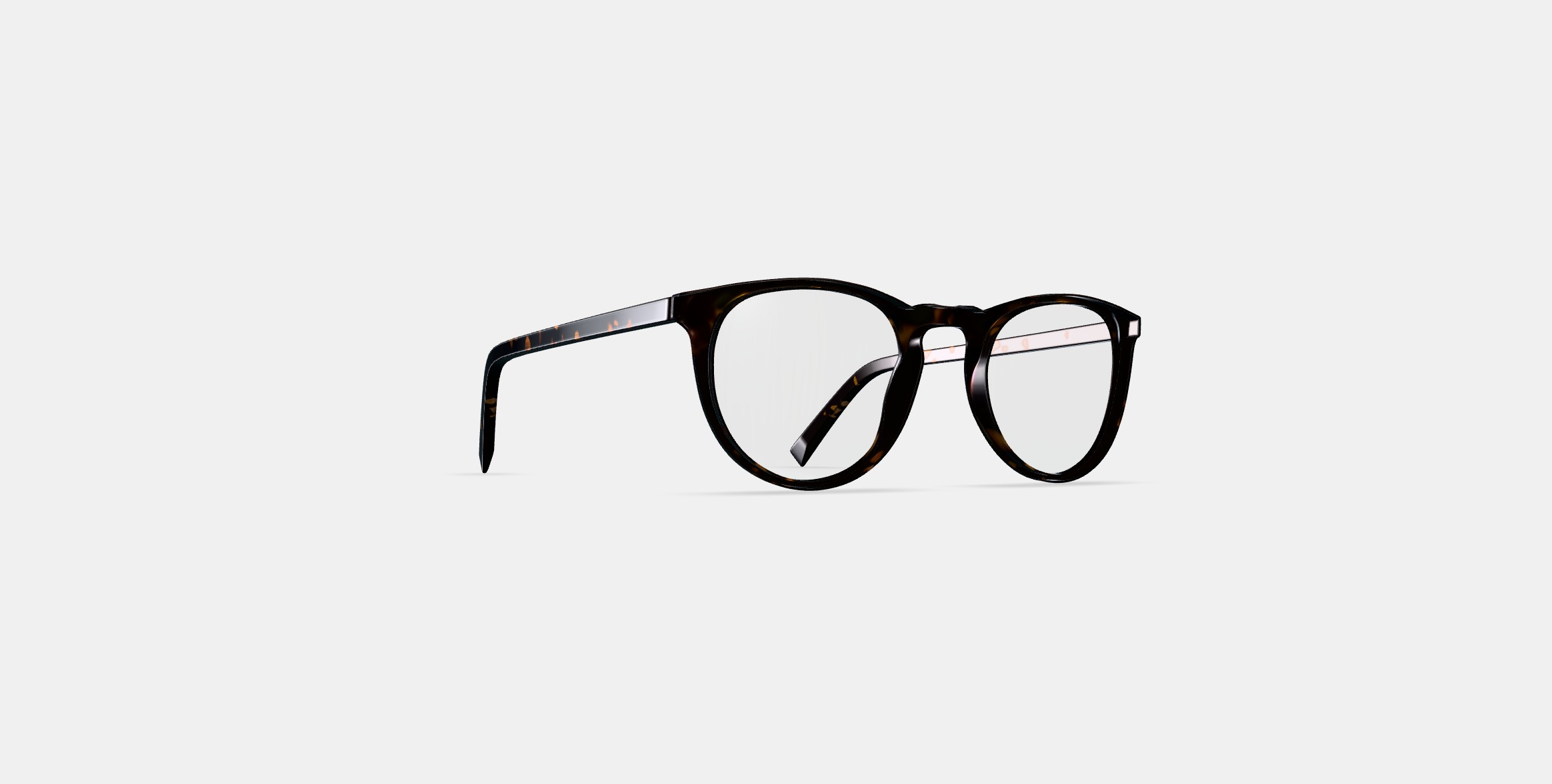 Haskell Eyeglasses in Whiskey Tortoise 3D model_2