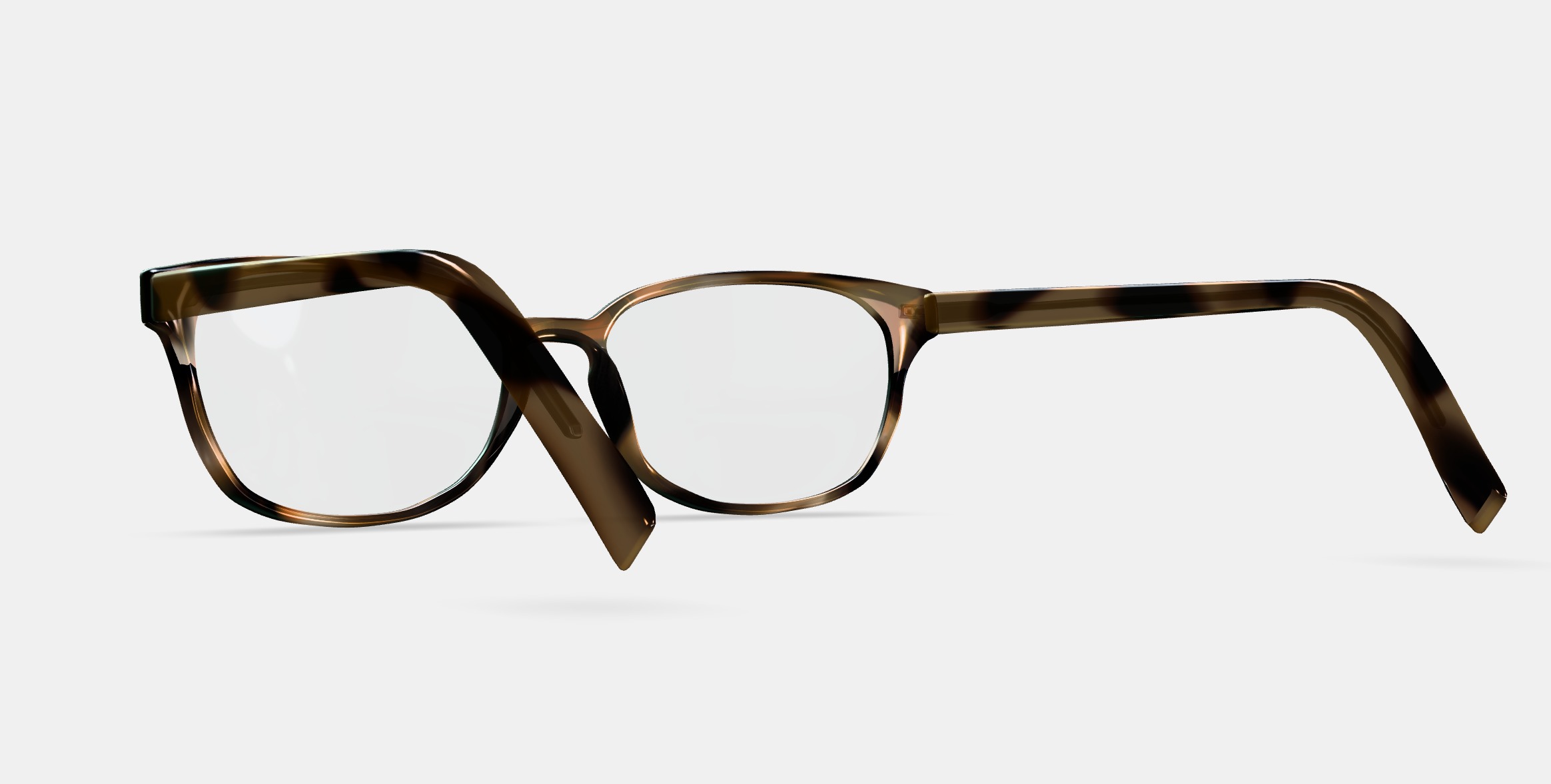 Clemens Eyeglasses in Striped Sassafras 3D model_3
