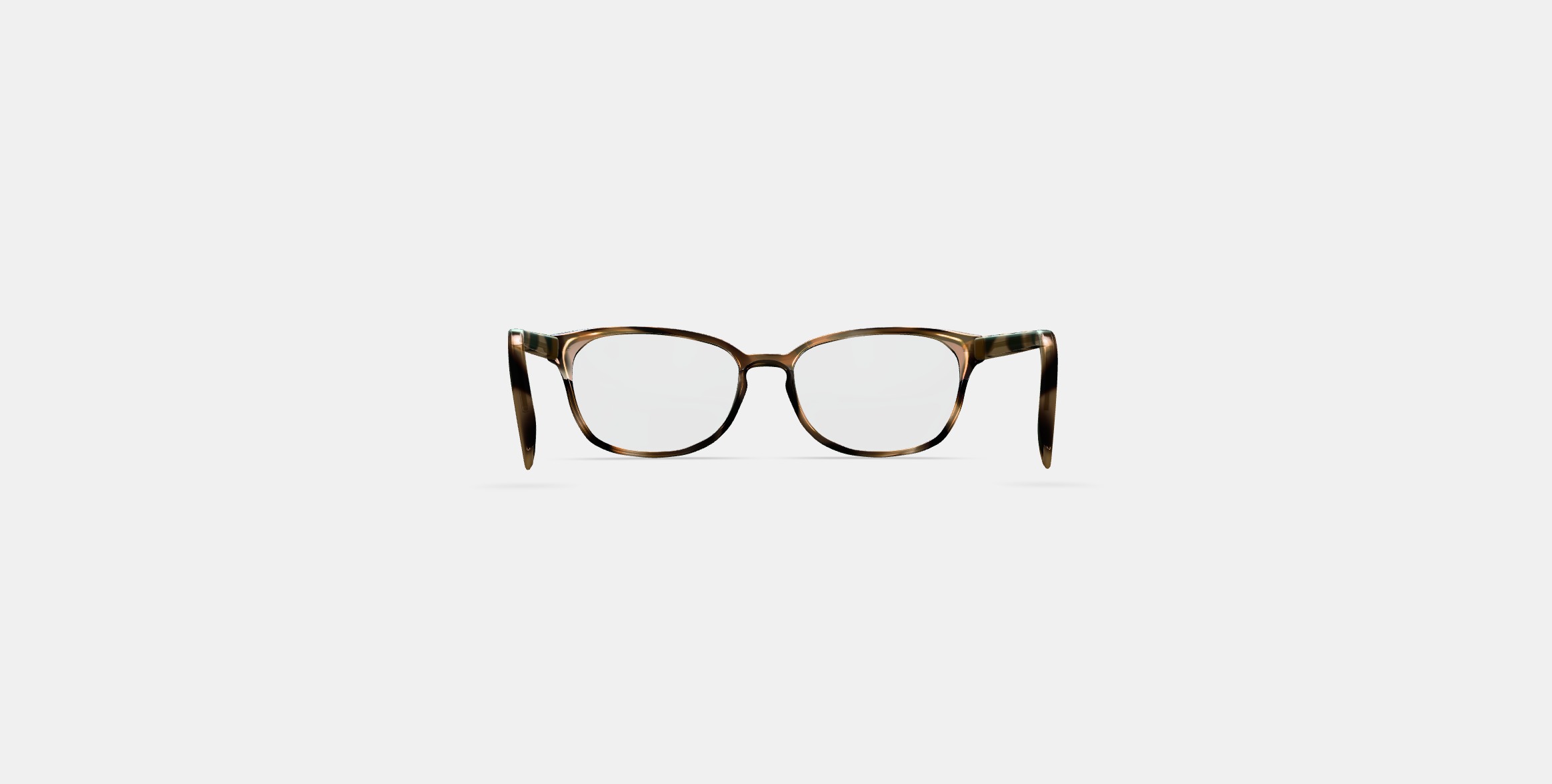 Clemens Eyeglasses in Striped Sassafras 3D model_14