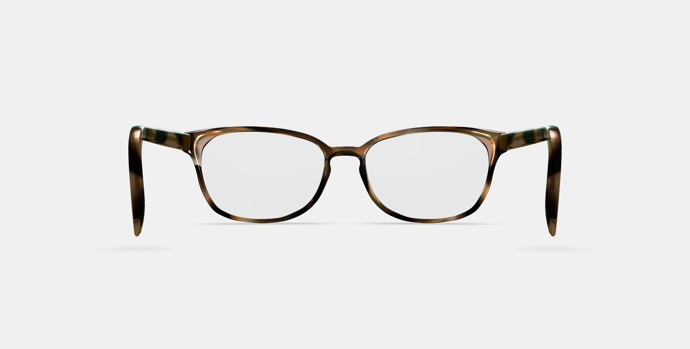 Clemens Eyeglasses in Striped Sassafras 3D model_15